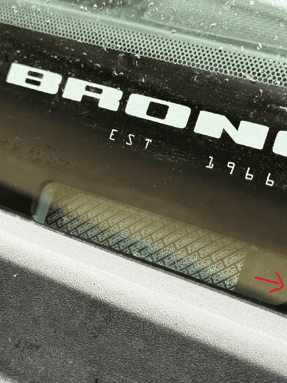 Ford Bronco Where the hell is my VIN?! Missing Windshield VIN IMG_3499