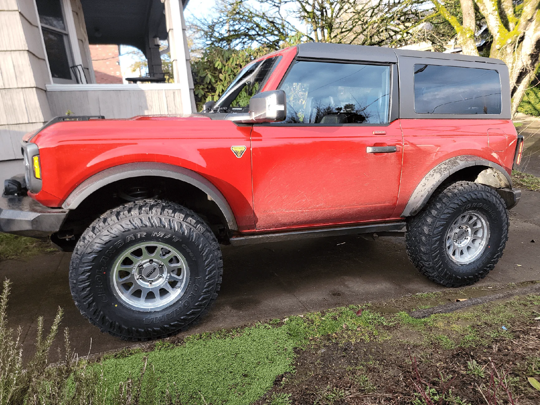 Ford Bronco Method 703 wheels from Ford Performance - installed photos 20240226_162852