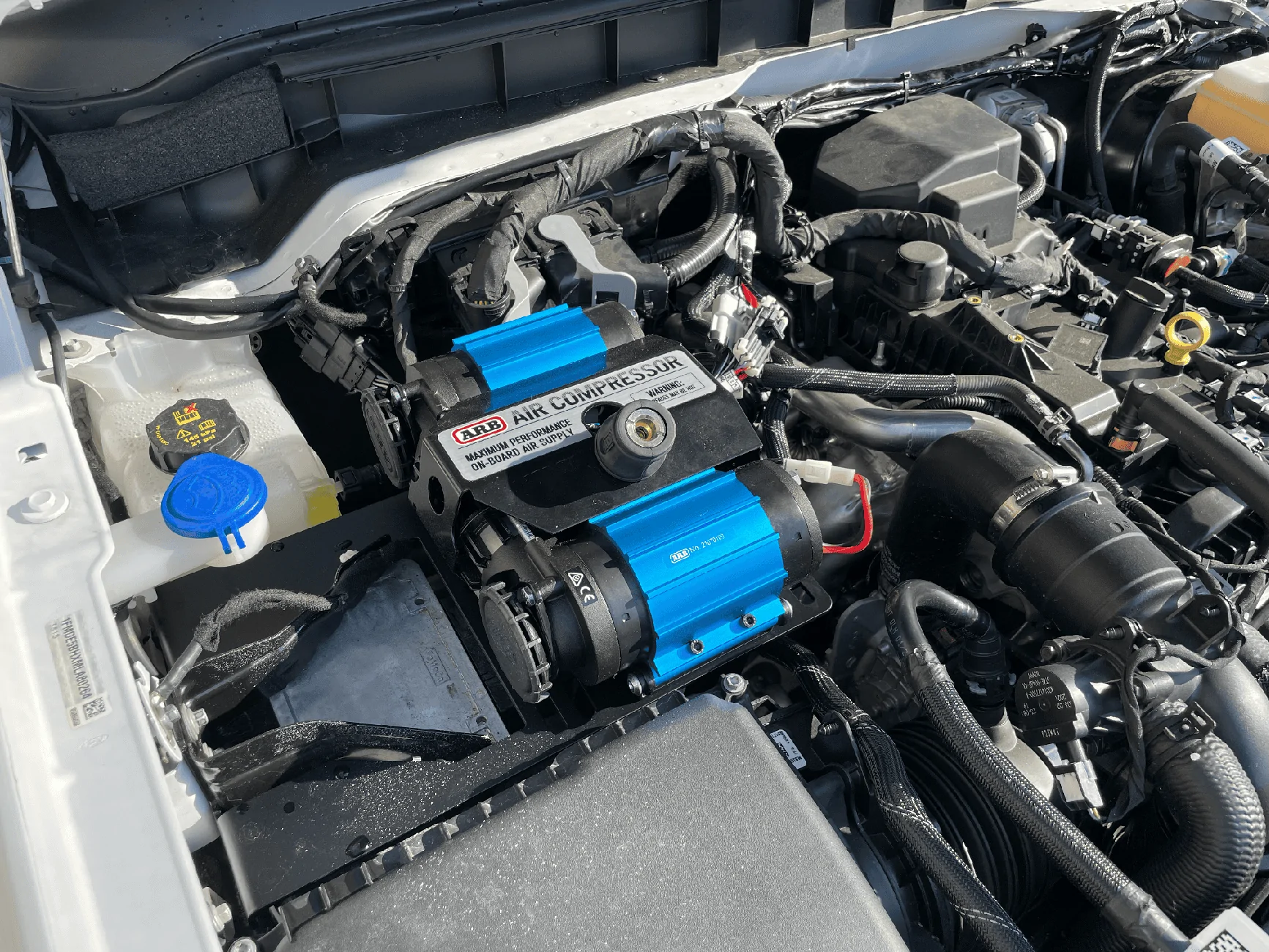 Ford Bronco Best on-board air compressor mount Photo Jan 23, 1 30 53 PM