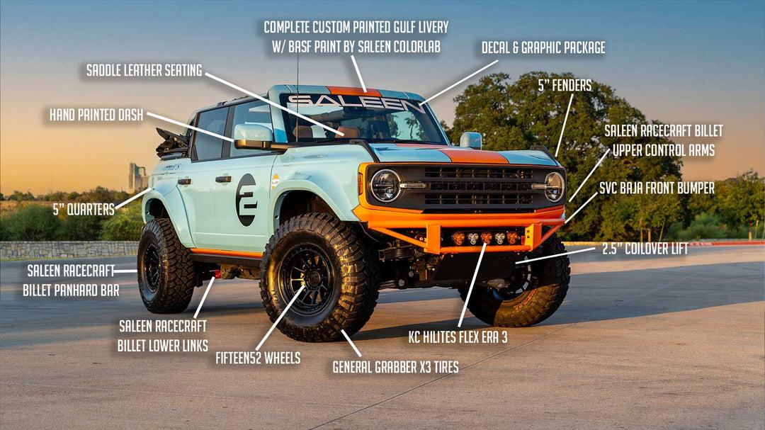 Ford Bronco CHALLENGE: GULF LIVERY BRONCO CALLOUT-HERO_1080x