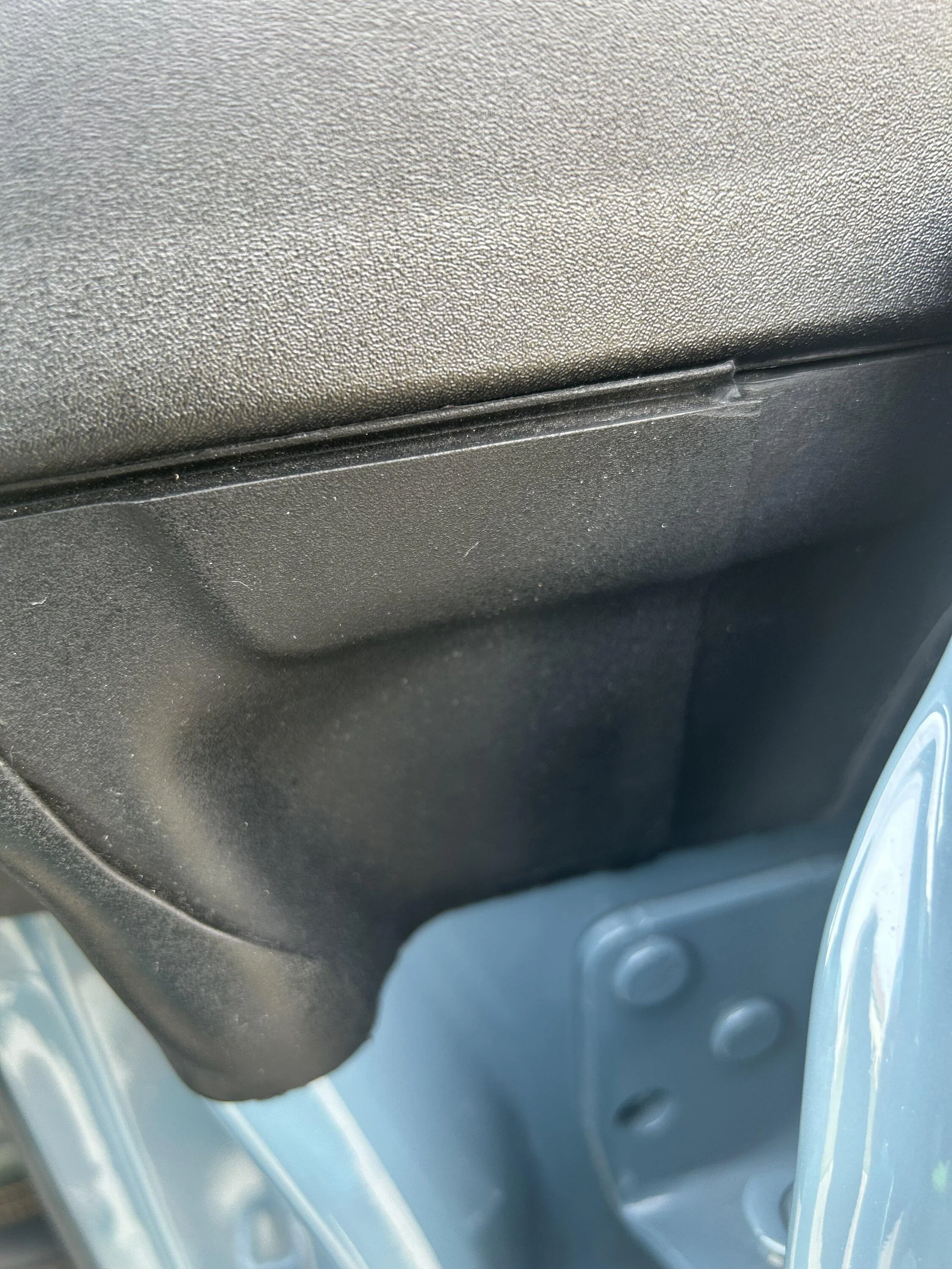 Ford Bronco B pillar rubber starting to come off IMG_6627