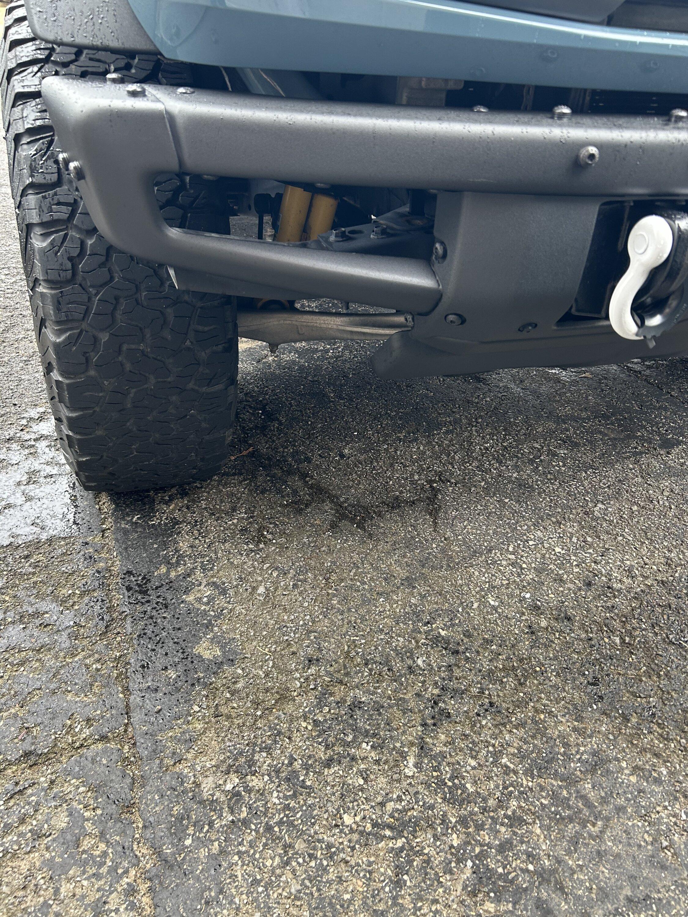 Ford Bronco HD Front Bumper after market lights IMG_5083
