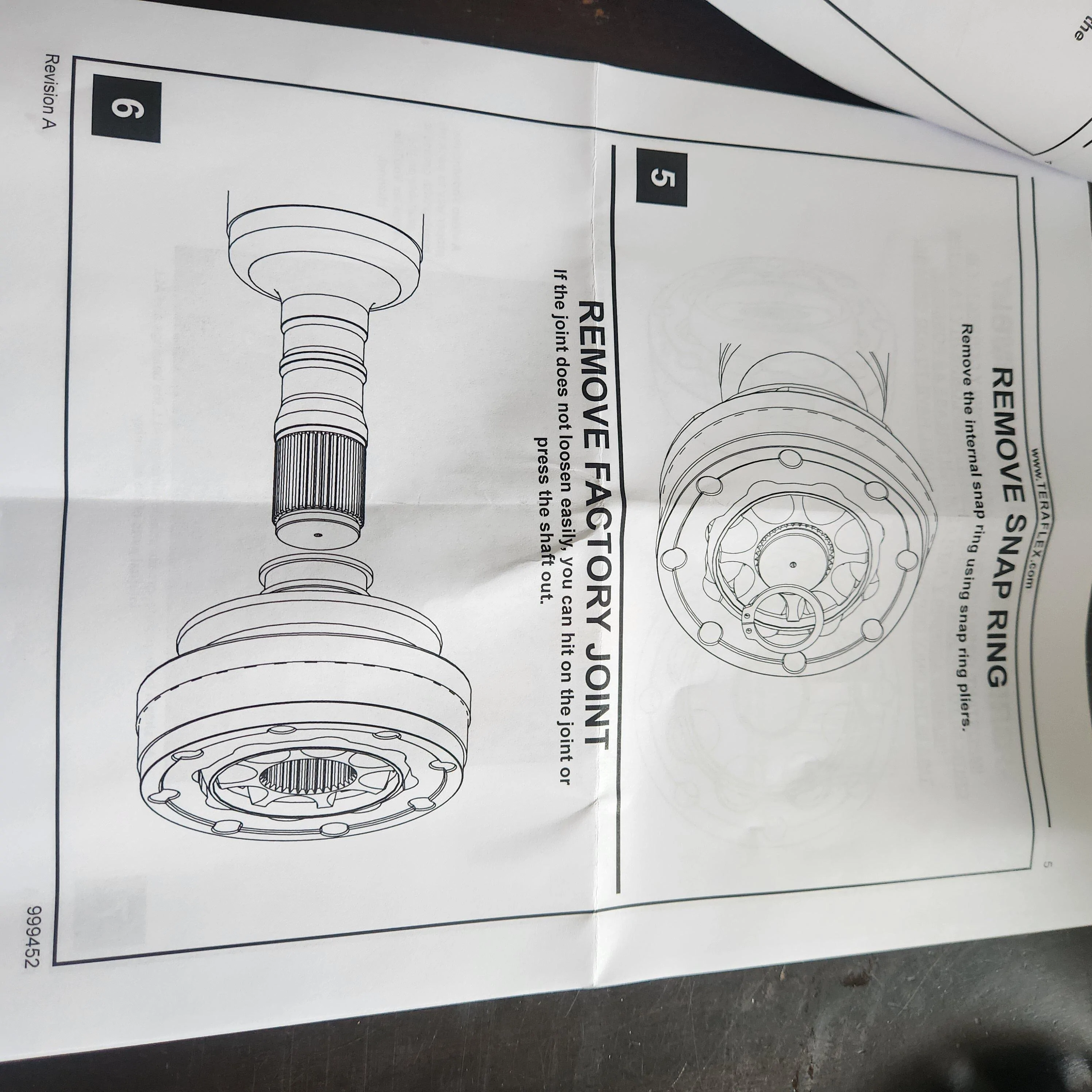 Teraflex Jeep JL CV joint adapted to BroncoCONFIRMED FIT