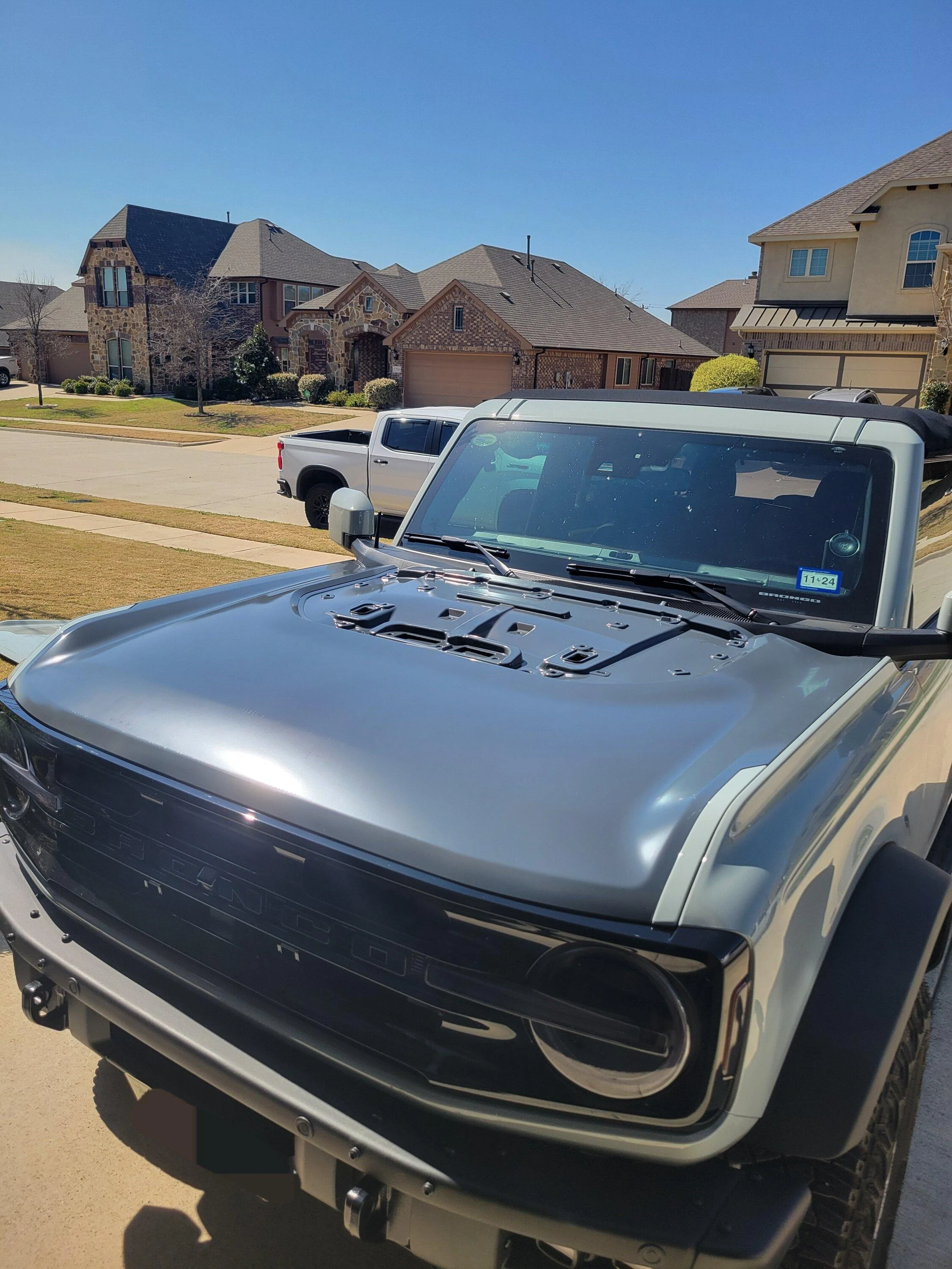 Ford Bronco Raptor hood on Bronco 20240303_125636