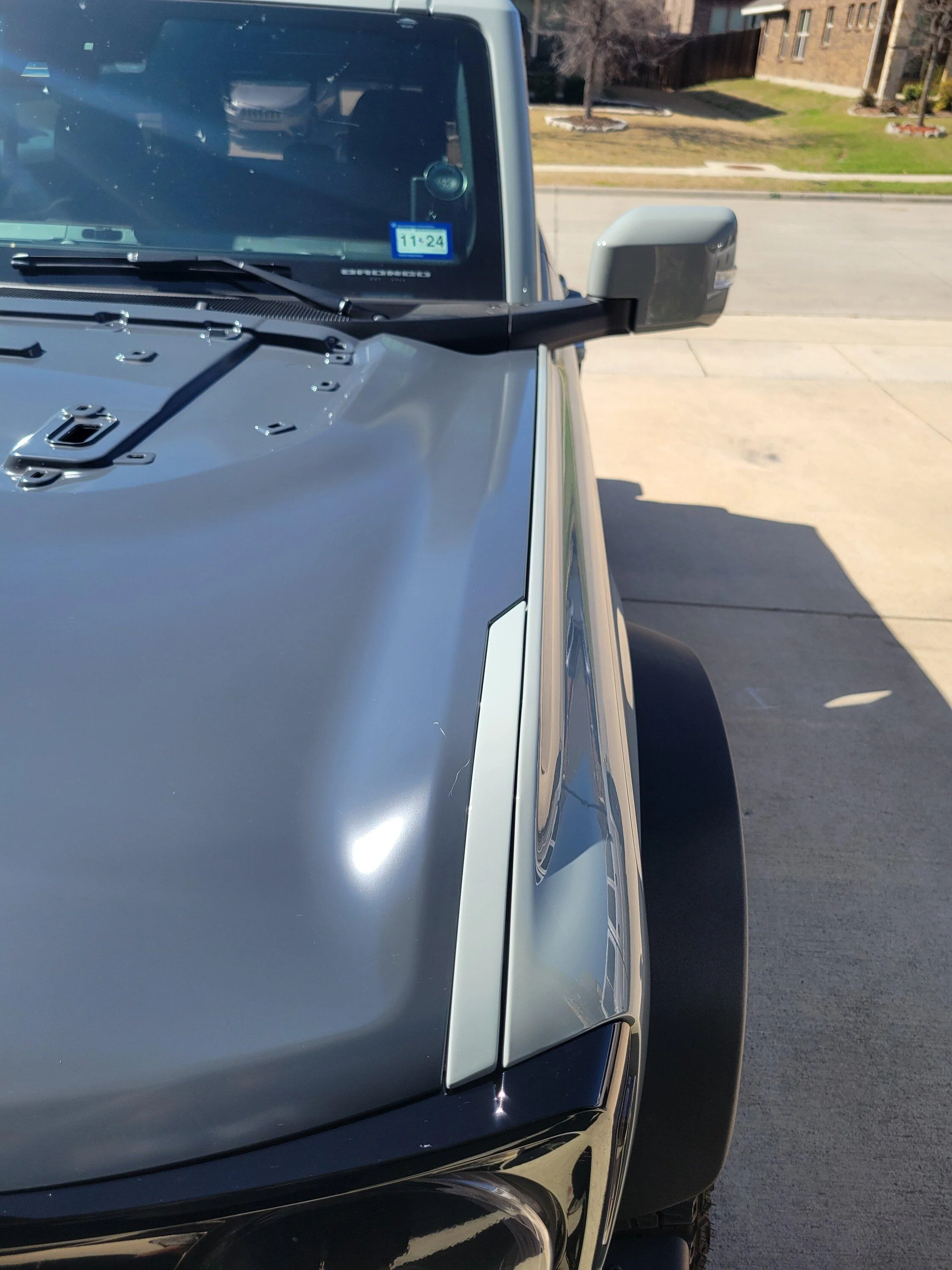 Ford Bronco Raptor hood on Bronco 20240303_125625