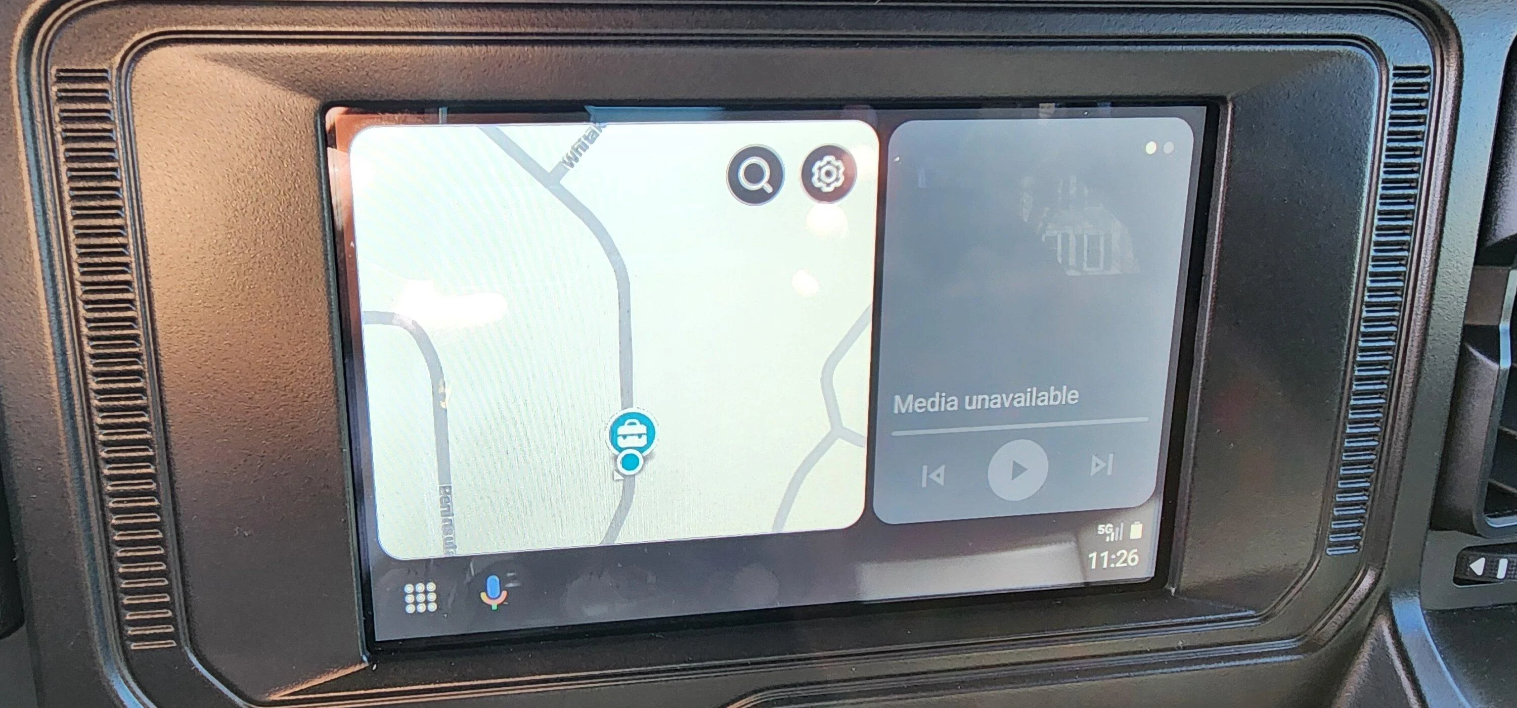 Ford Bronco Sync 4 Question regarding screen Android auto 20240303_112604