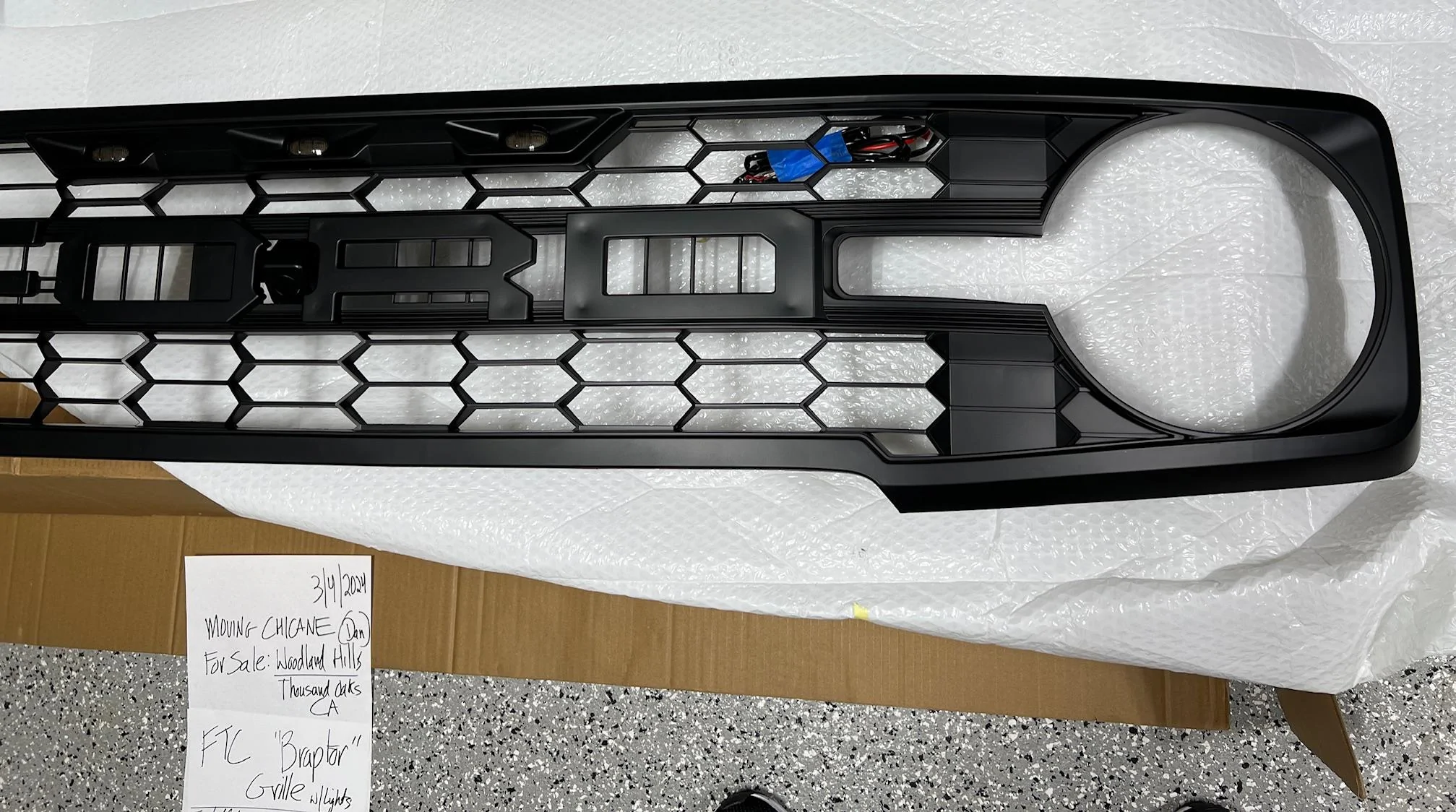 Ford Bronco Installed/Removed/0 Miles FTC "Braptor" Grill IMG_8010