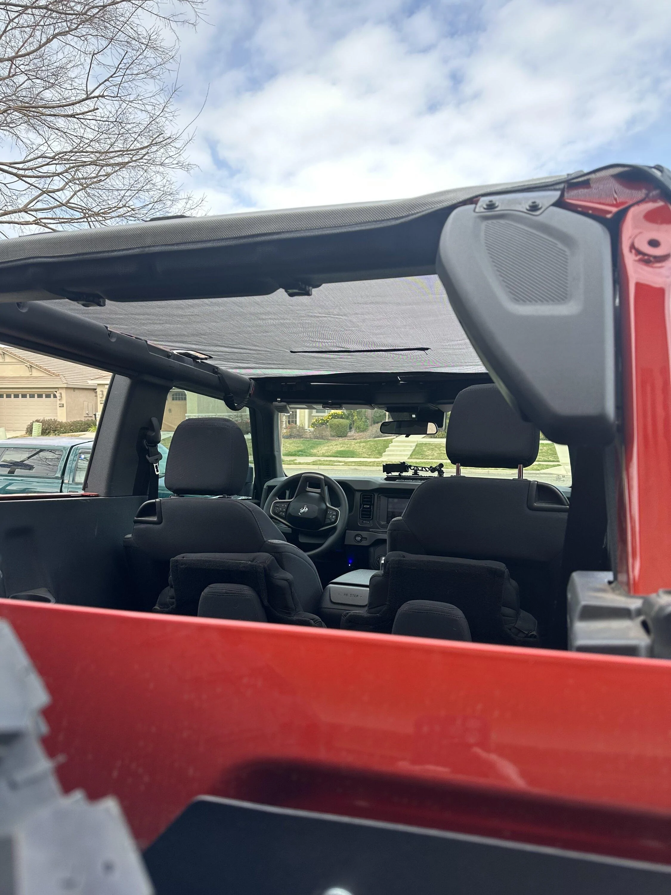 Ford Bronco Roof Sunshade For Front Section Only IMG_7107