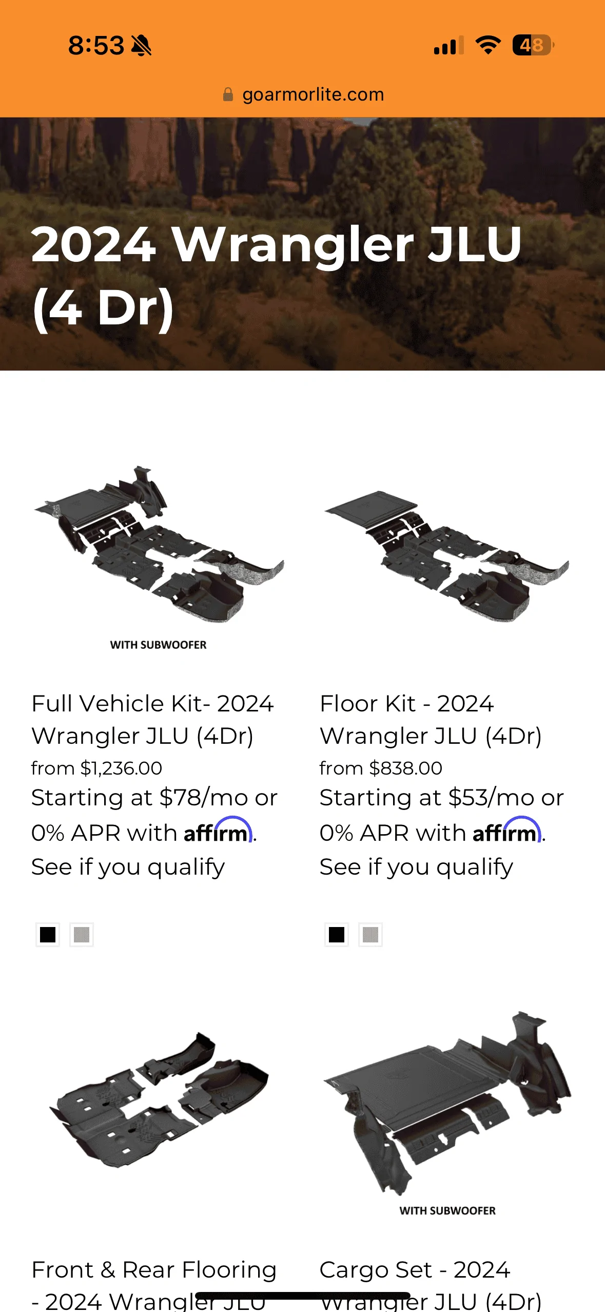 Ford Bronco Coming soon: Armorlite replacement flooring for 2dr and 4dr Bronco IMG_7575