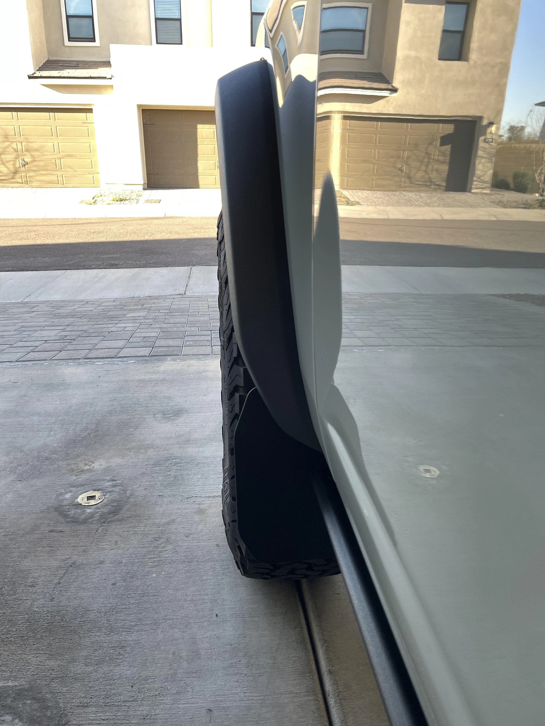 Ford Bronco IAG Mini Mud Flaps on Non SAS Badlands 4dr IMG_6419