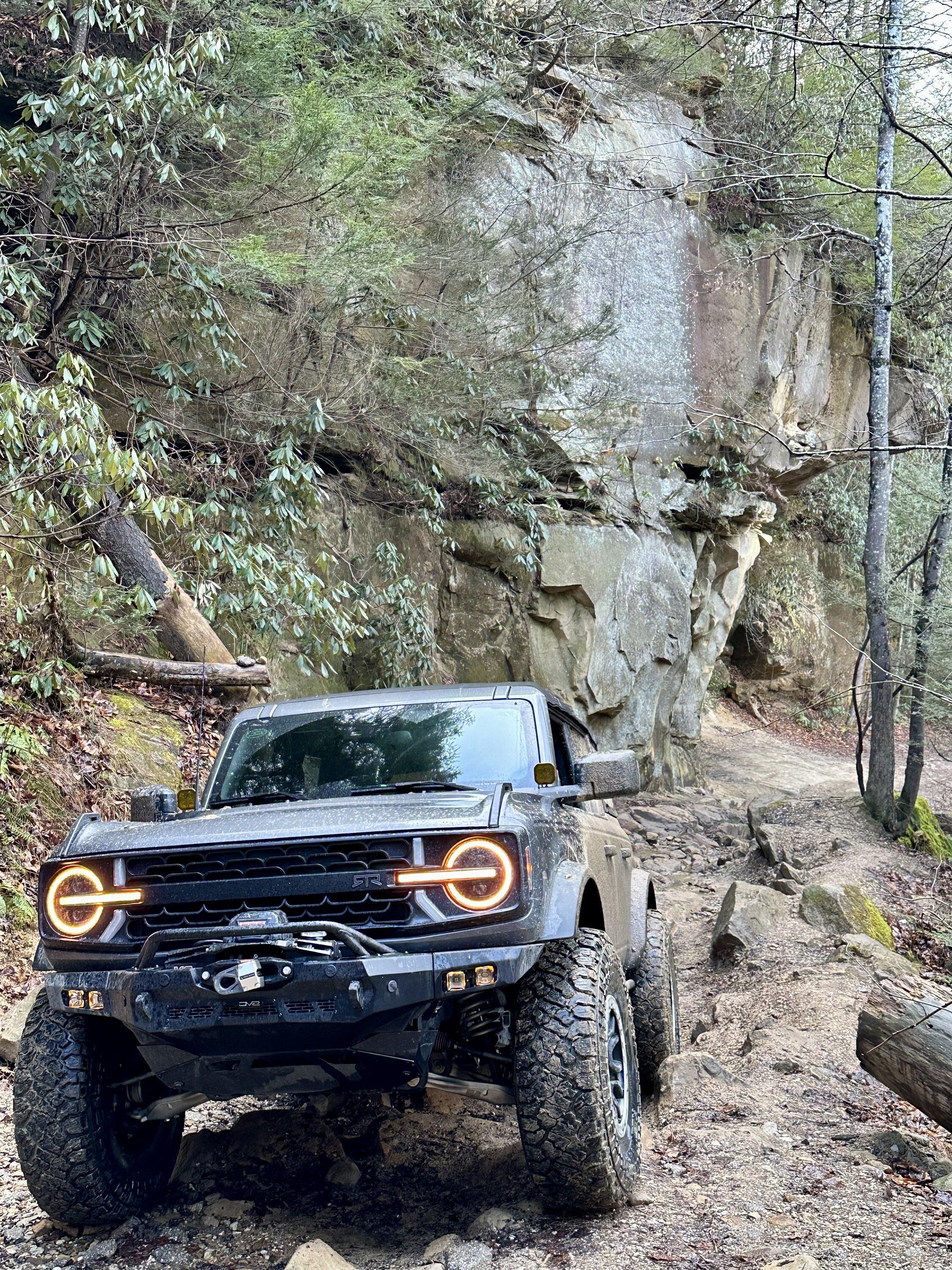 Ford Bronco Wheel spacers on badlands Sasquatch IMG_2176