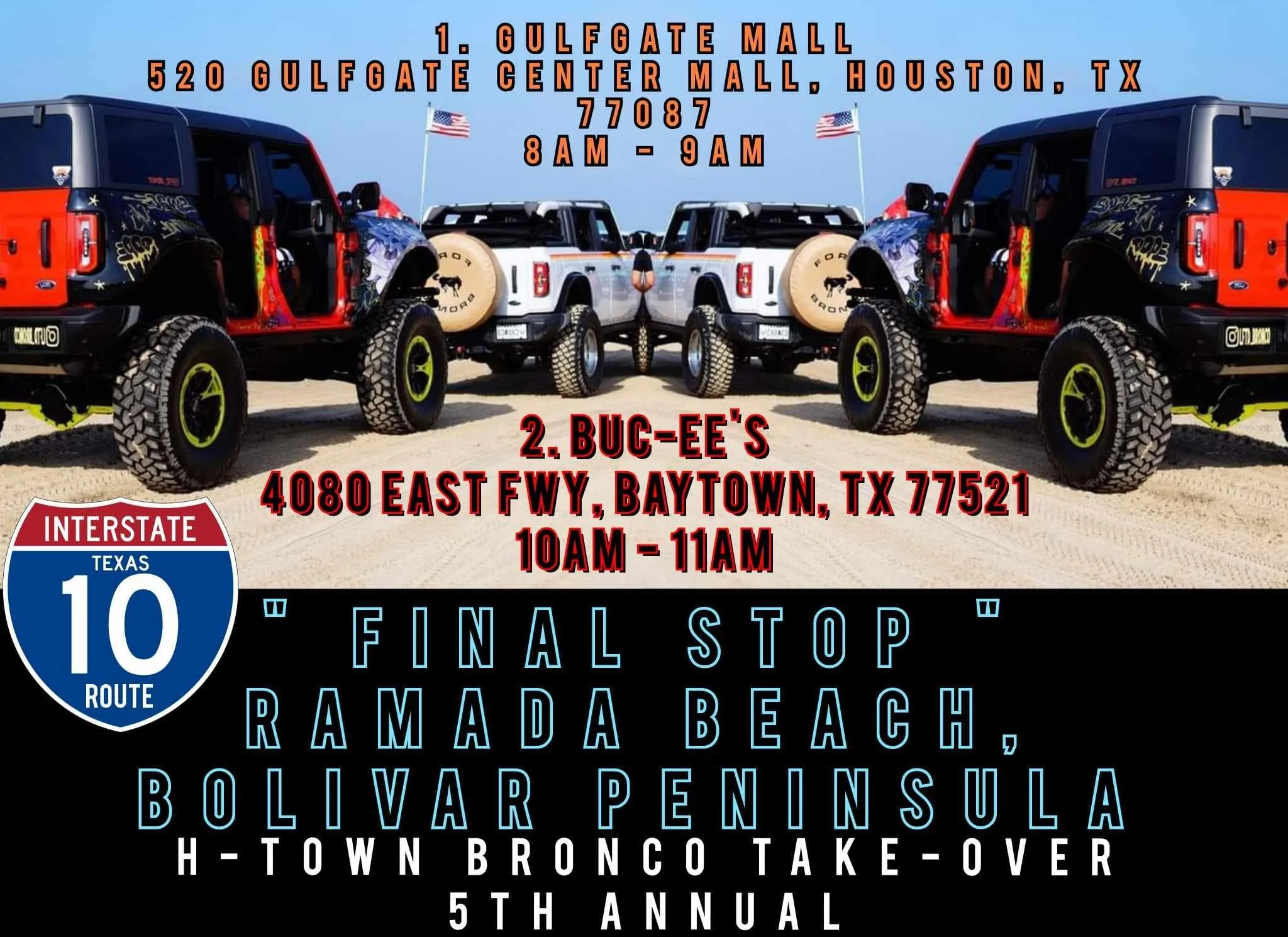 Ford Bronco 5Th Annual H-Town Takeover 430890392_7379739328751731_8433084412255213782_n