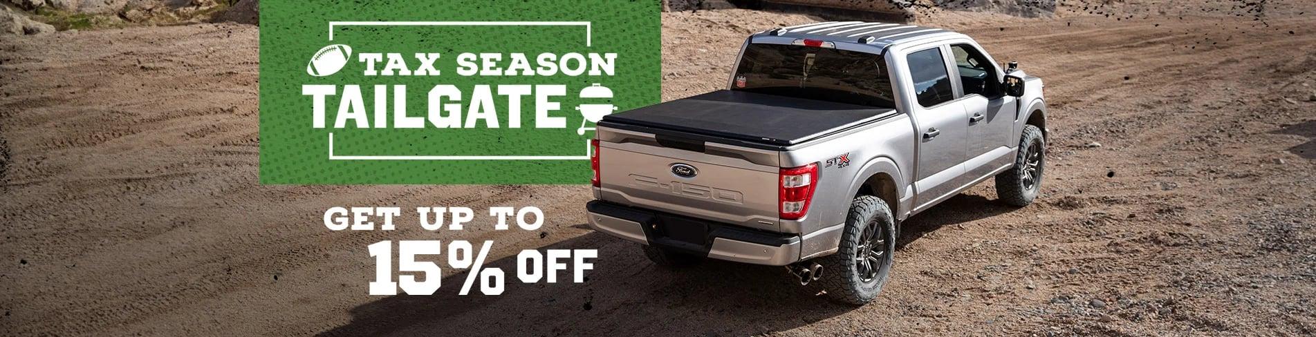 Ford Bronco Tax Time sale Tax-Season-Tailgate-Sale-2024-S3M-Homepage-Banner-1903x488