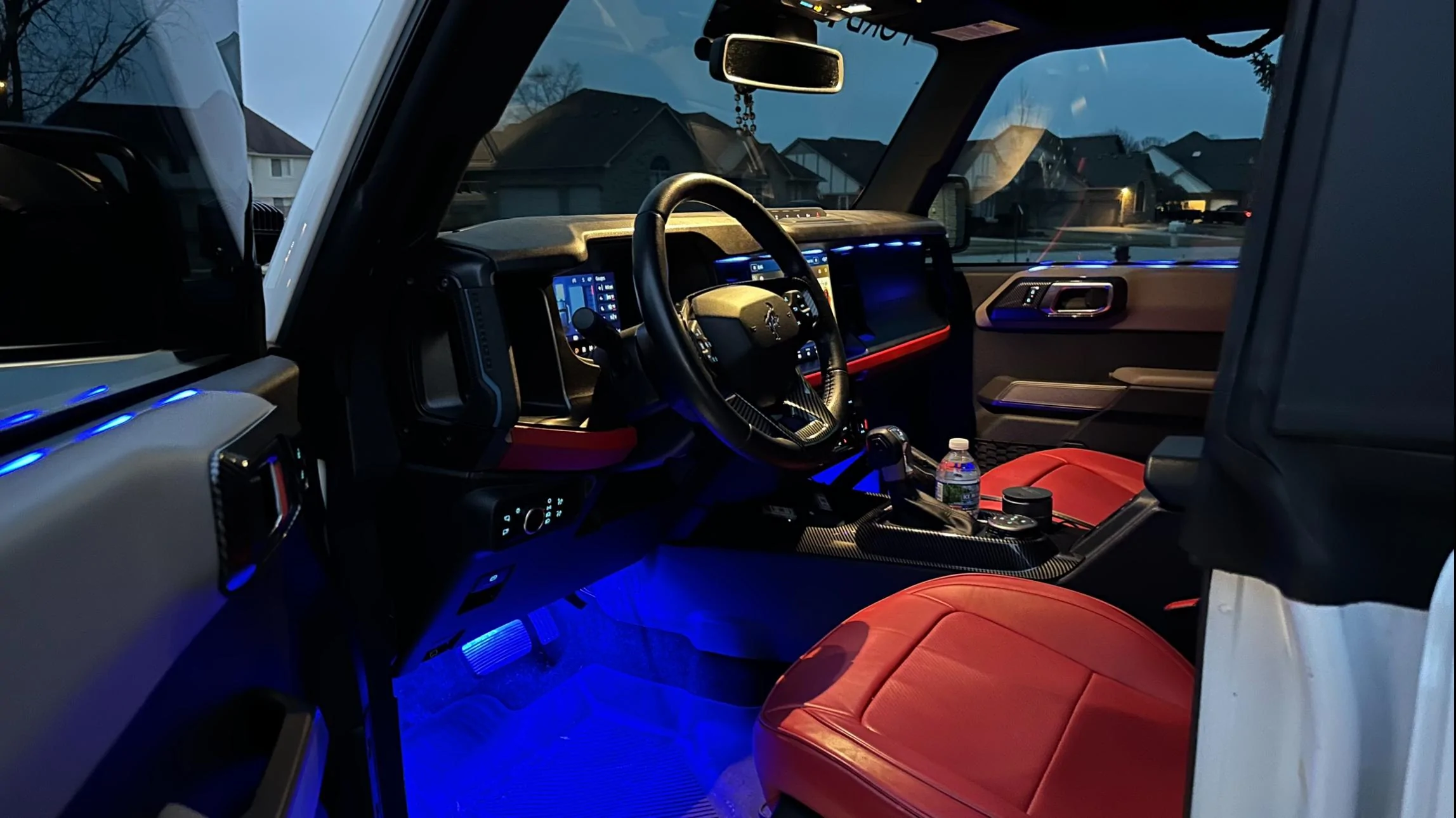 Ford Bronco Color changing ambient lighting using Ford OEM parts IMG_2011