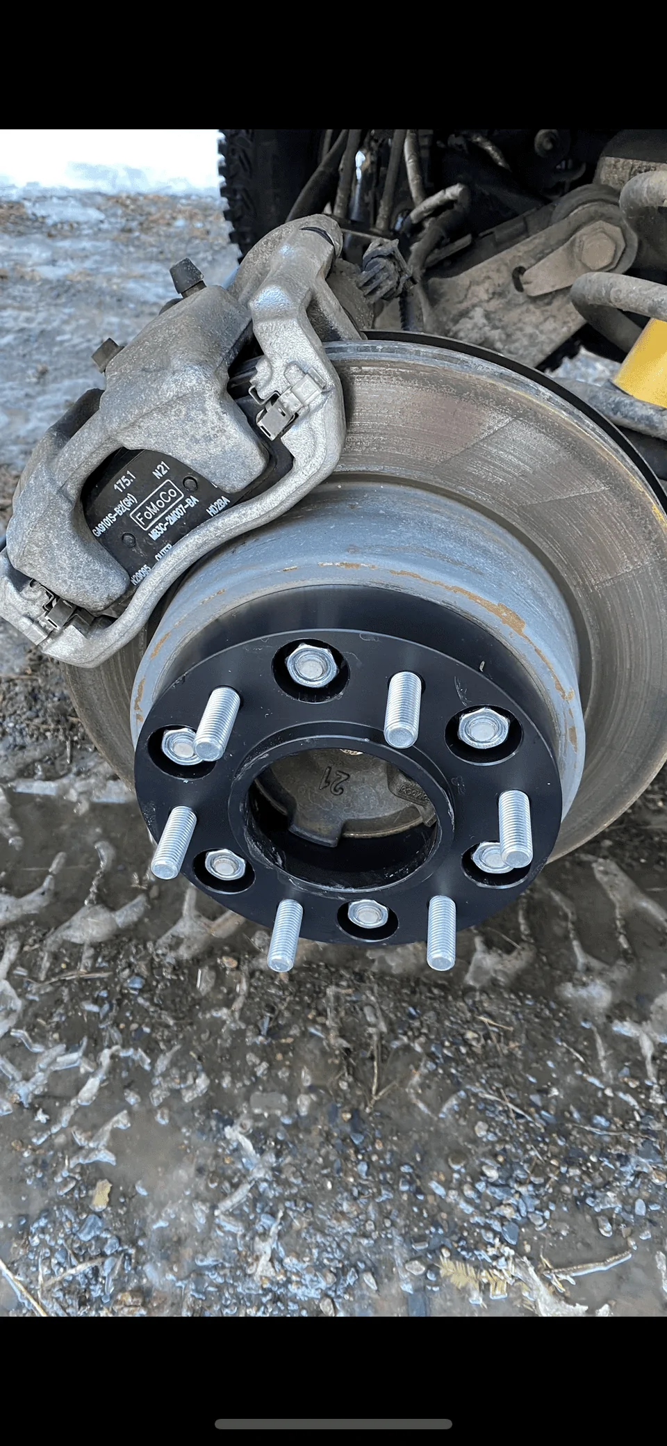 Ford Bronco Wheels spacers on Sasquatch - will it rub? IMG_4411