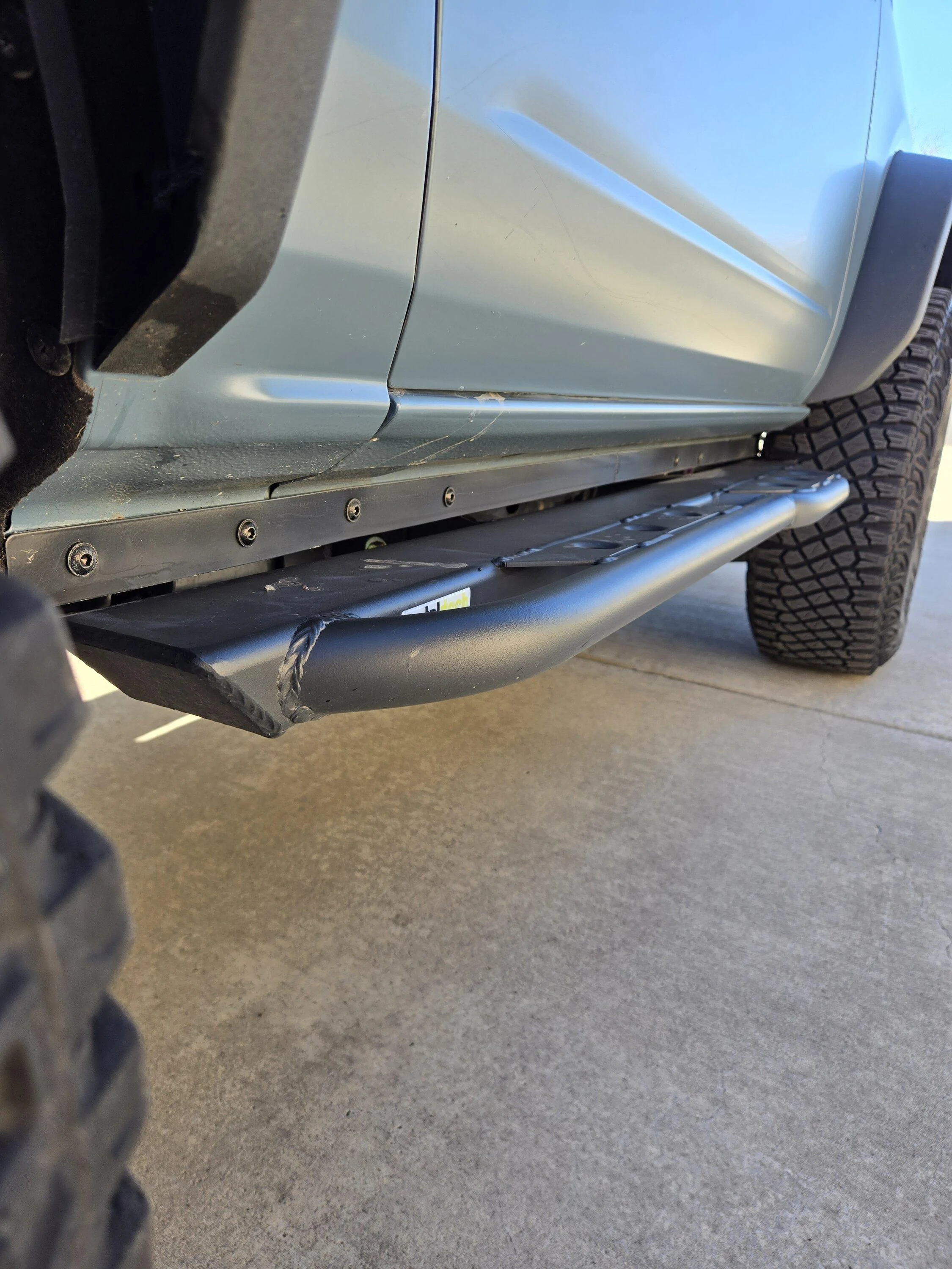 Ford Bronco Feedback on RCI vs Metal Tech 4x4 Rock Sliders 20240307_144911