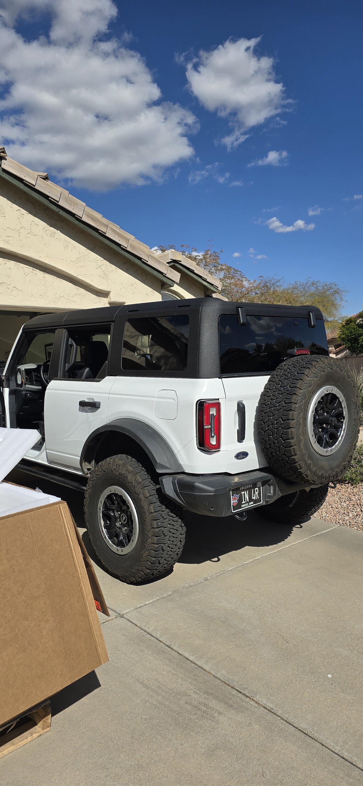 Ford Bronco Anderson Composites Hardtop Installed - Review, Tips, and Pics 20240304_145703