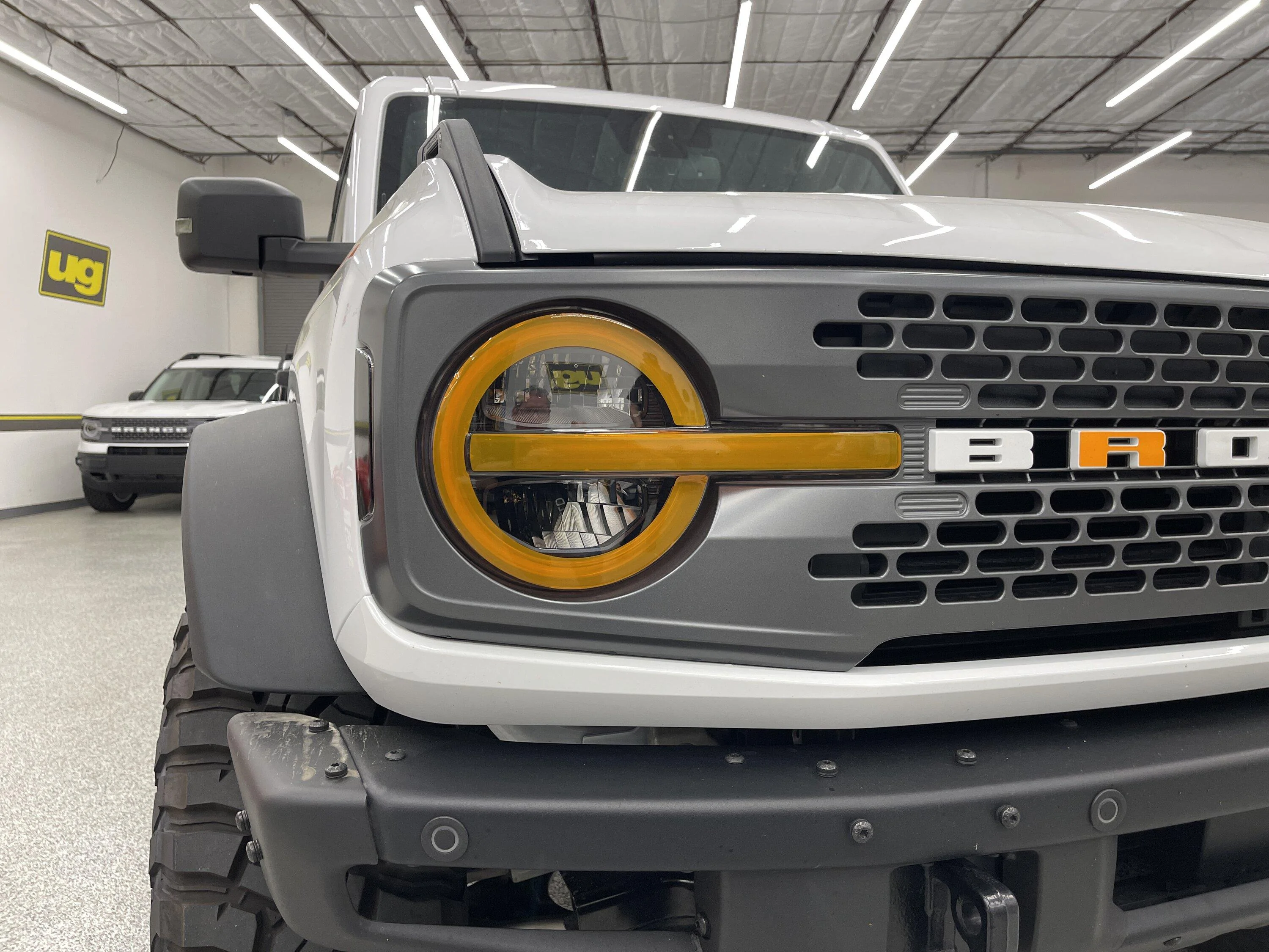 Ford Bronco 🆕 Bronco Raptor Look Headlights Lens Tint Full Orange Off