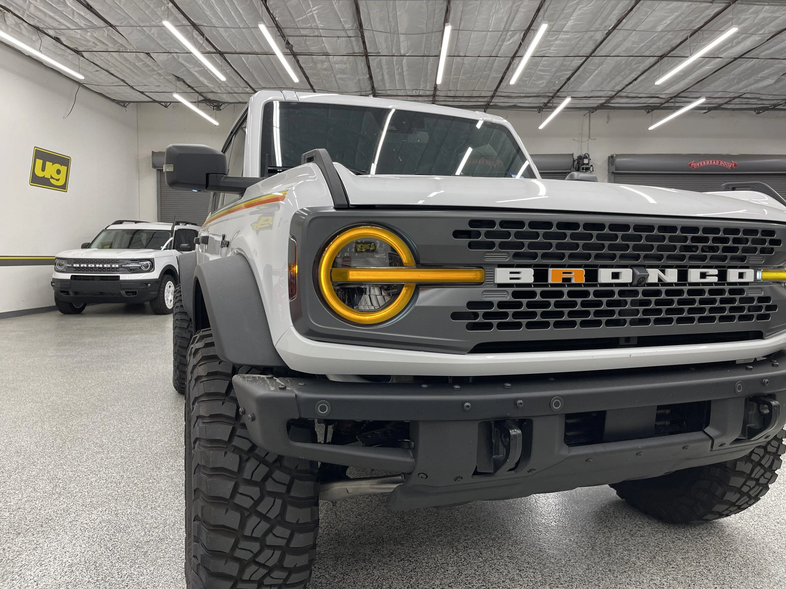 Ford Bronco 🆕 Bronco Raptor Look Headlights Lens Tint Full Orange On