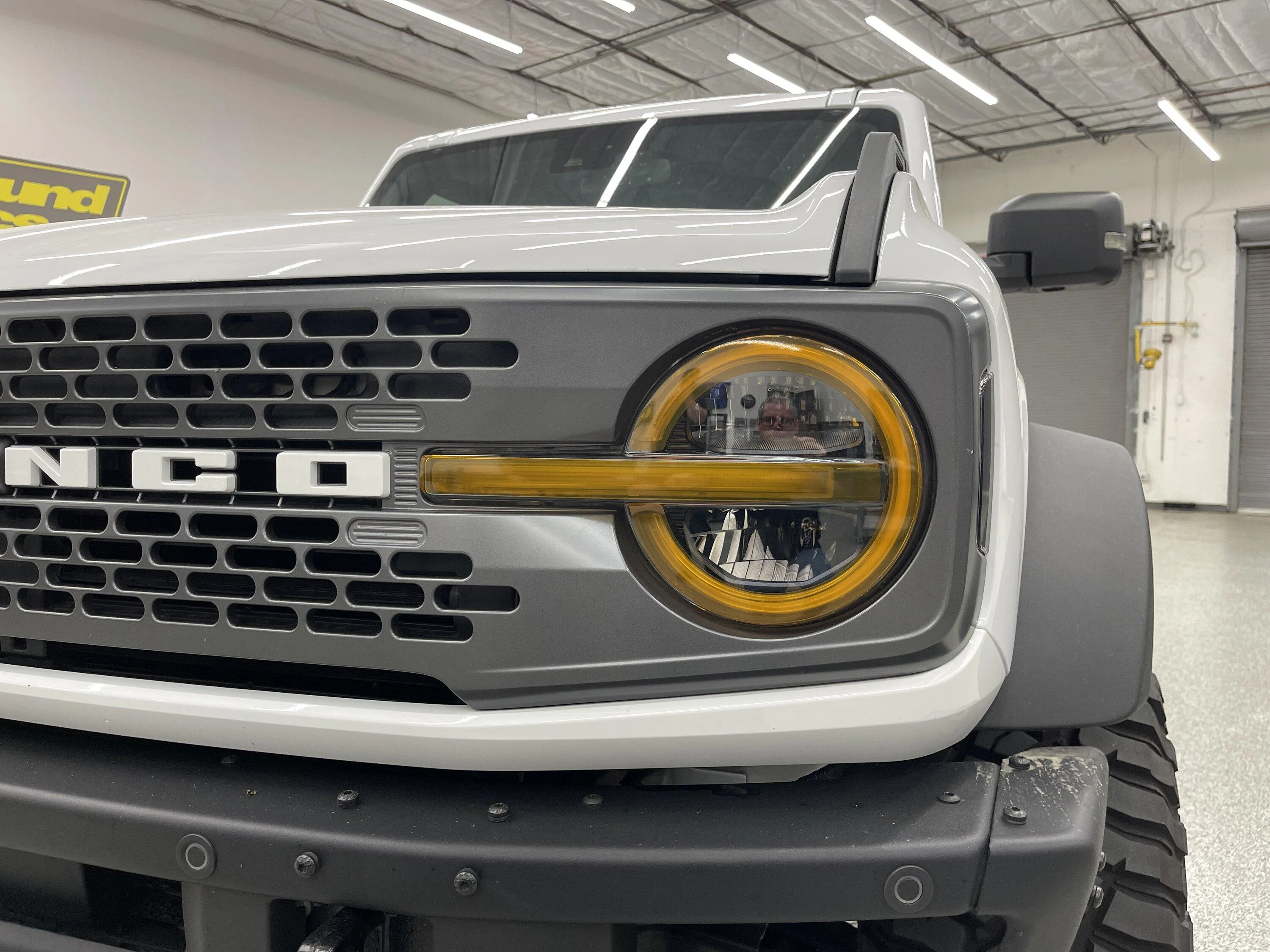 Ford Bronco 🆕 Bronco Raptor Look Headlights Lens Tint Full Yellow Off