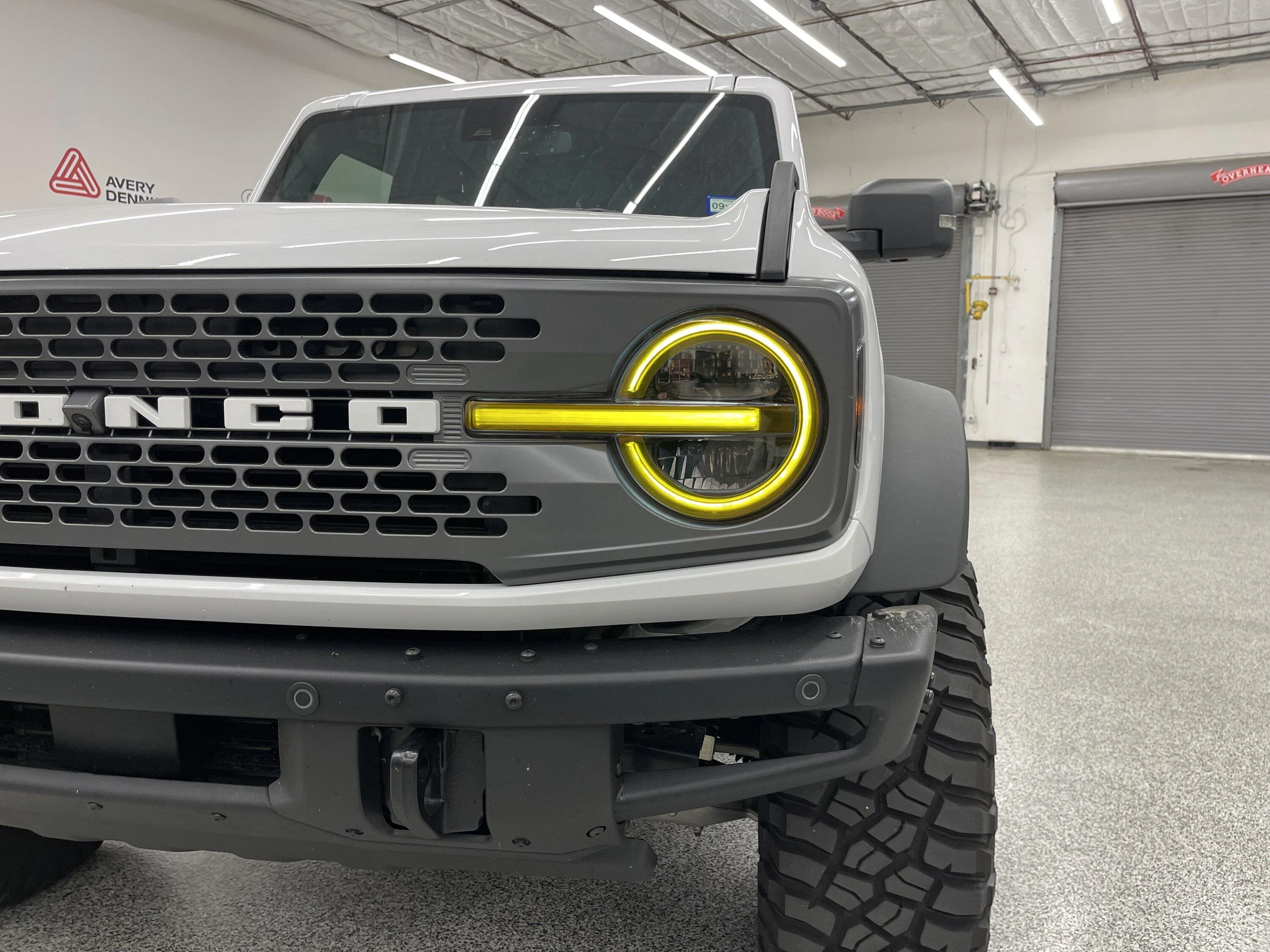 Ford Bronco 🆕 Bronco Raptor Look Headlights Lens Tint Full Yellow On