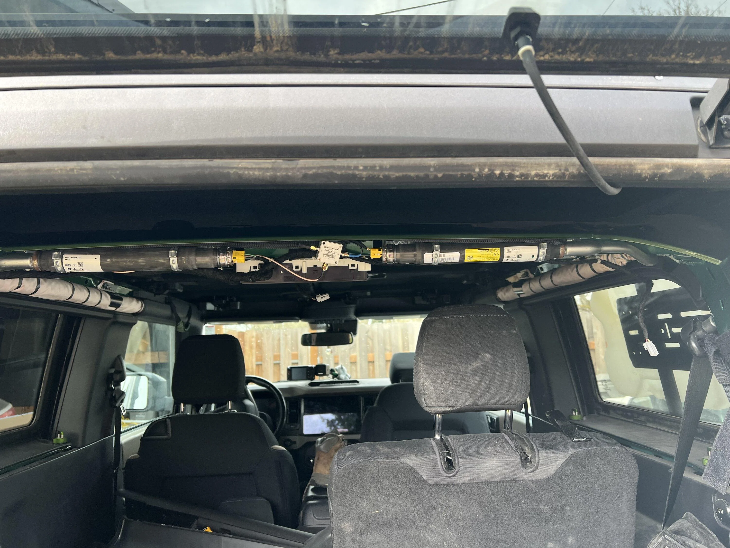 Ford Bronco SiriusXM/GPS Antenna Relocation/Replacment IMG_1984