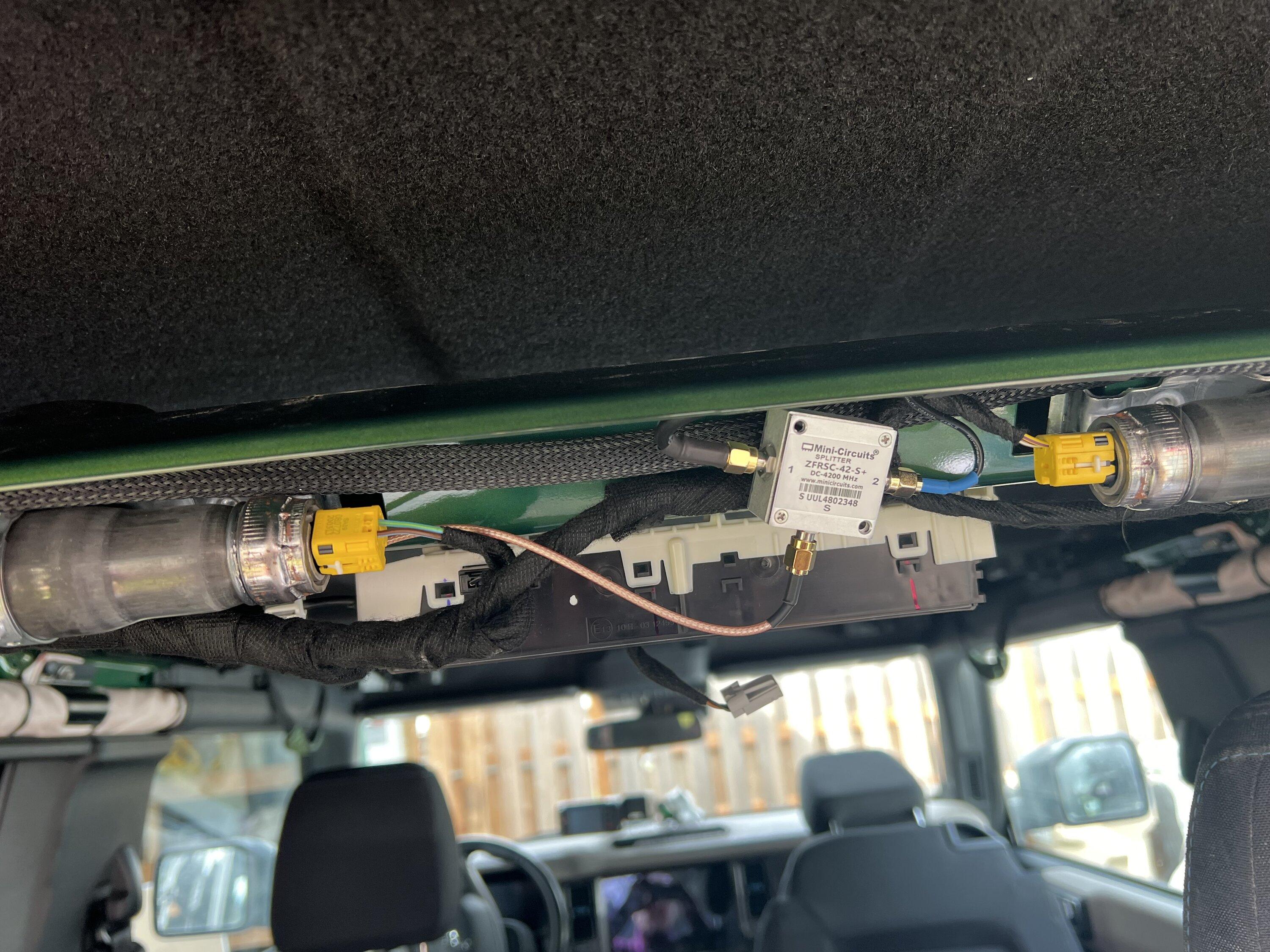 Ford Bronco SiriusXM/GPS Antenna Relocation/Replacment IMG_1982