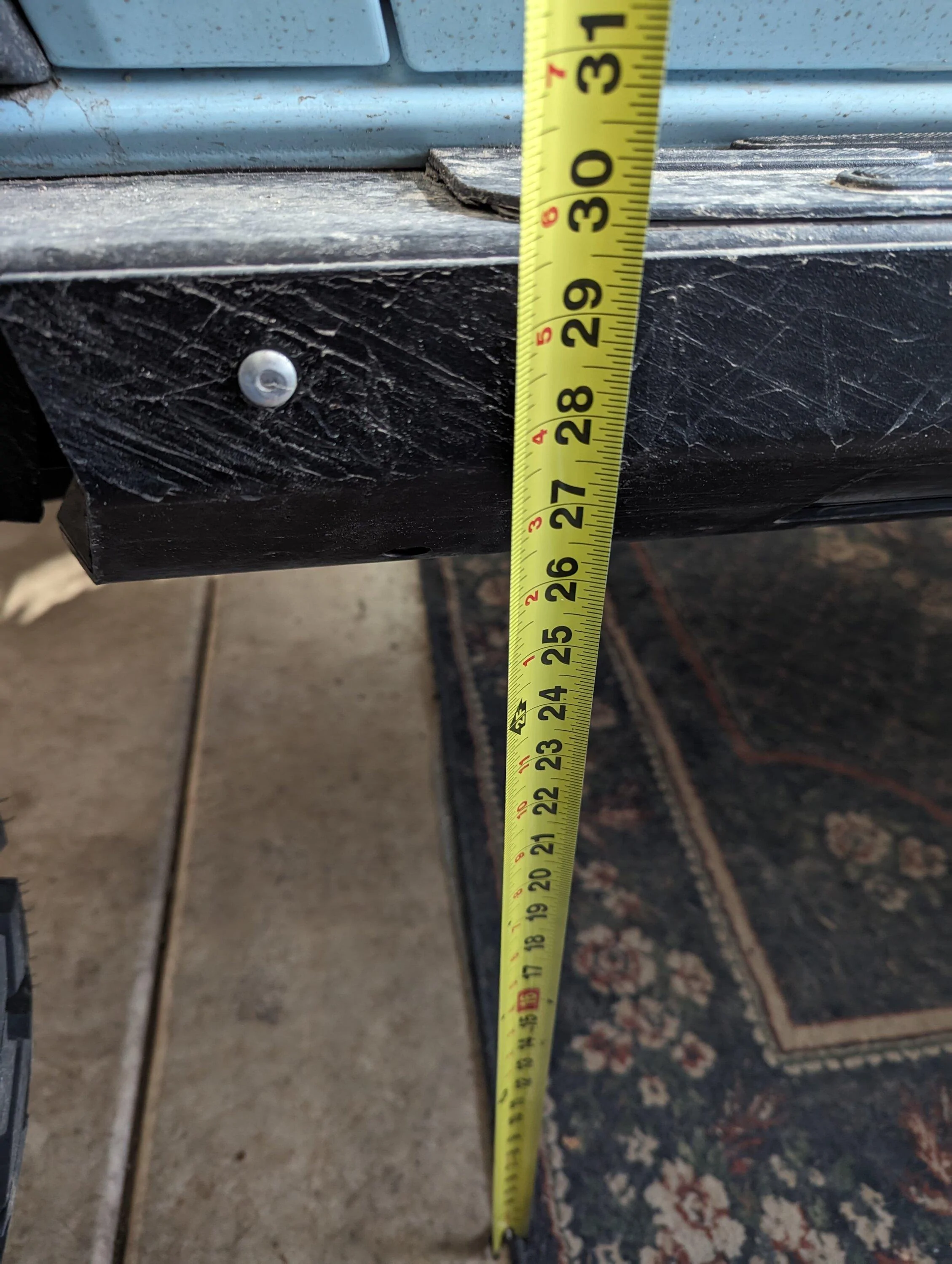 Ford Bronco Door Ding Protection? hieght of running board