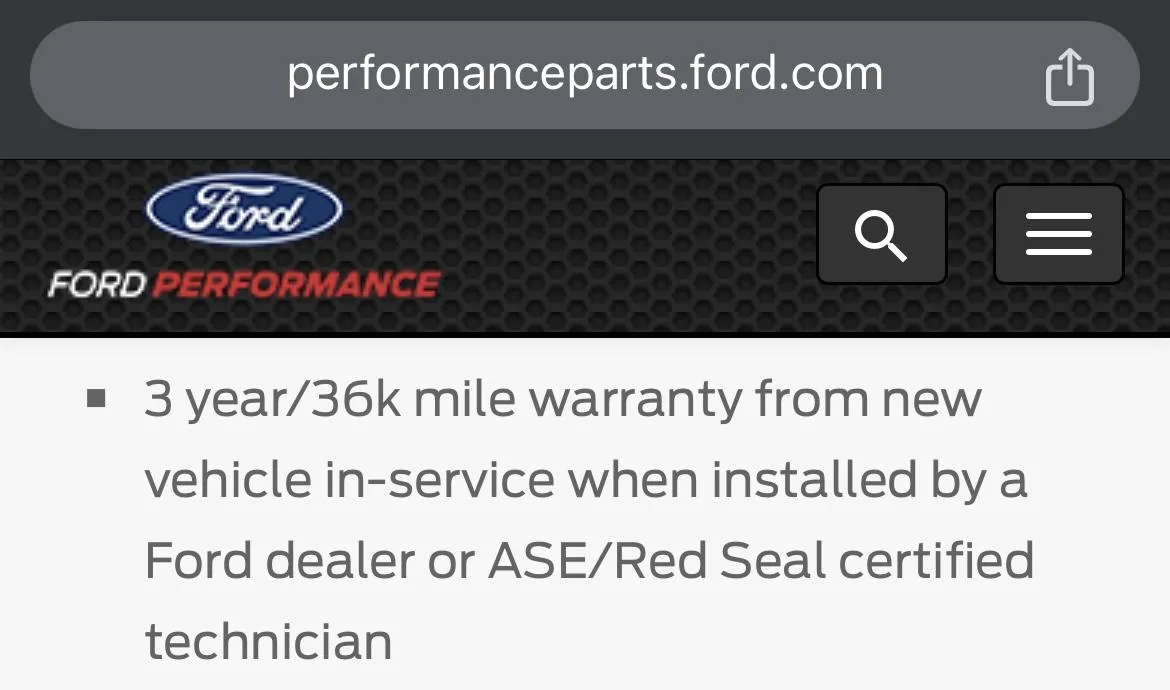 Ford Bronco Ford Performance Tune Dealer Install Issue IMG_9163