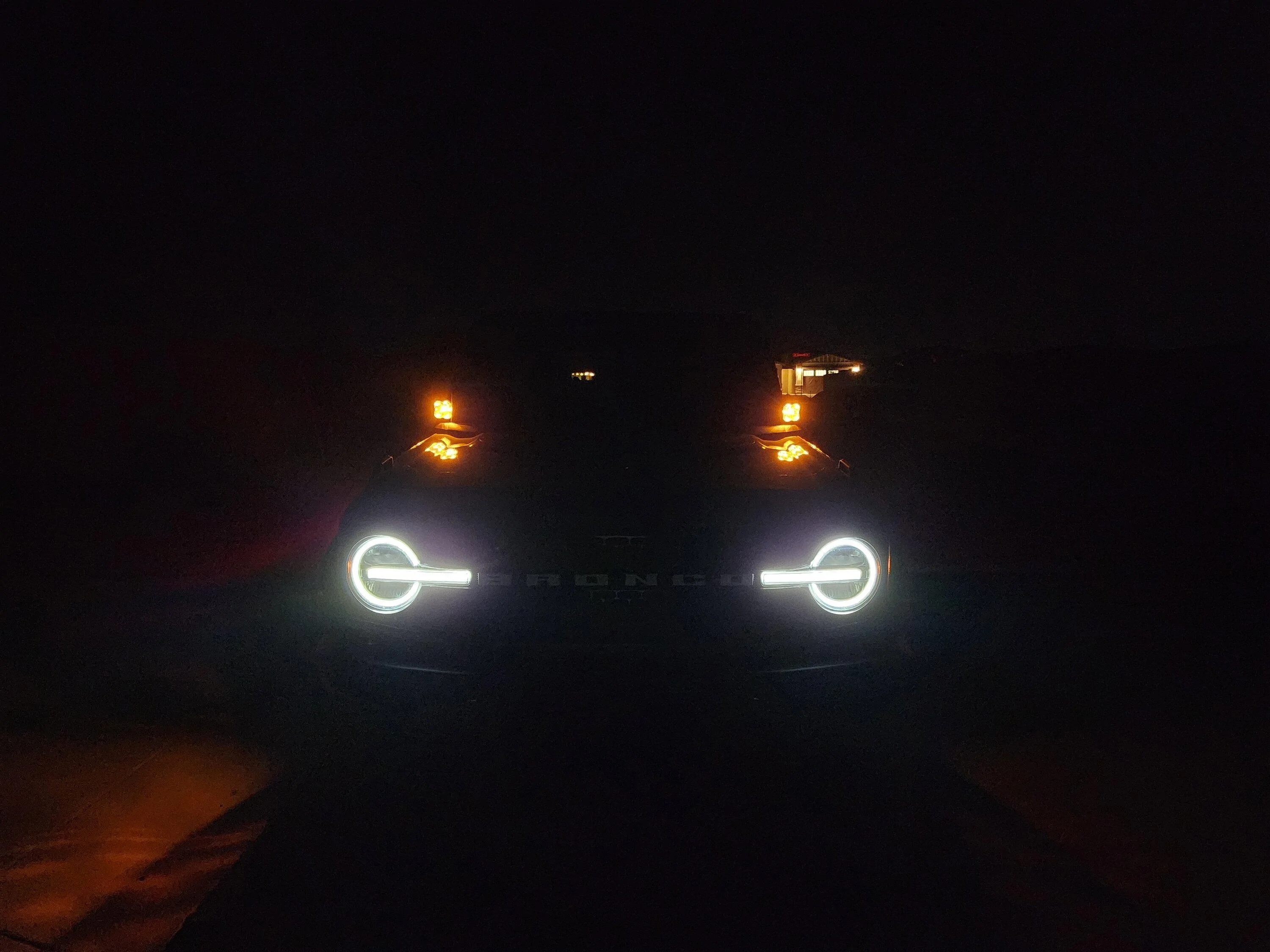 Ford Bronco Installed Diode Dynamics SS3 ditch light kit today... 20240309_220234