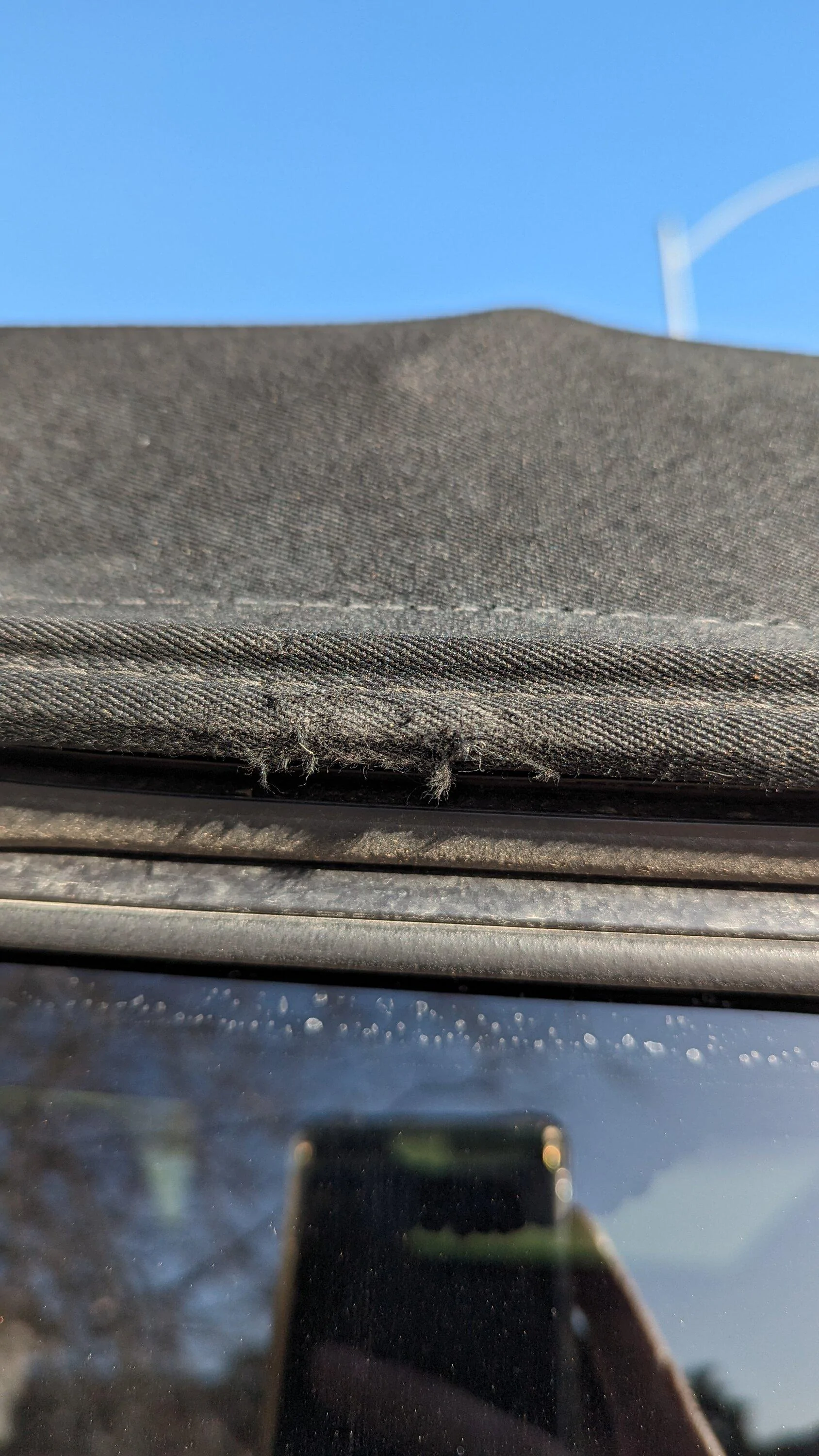 Ford Bronco Soft Top Misaligned and Wearing A Hole PXL_20240309_153225831