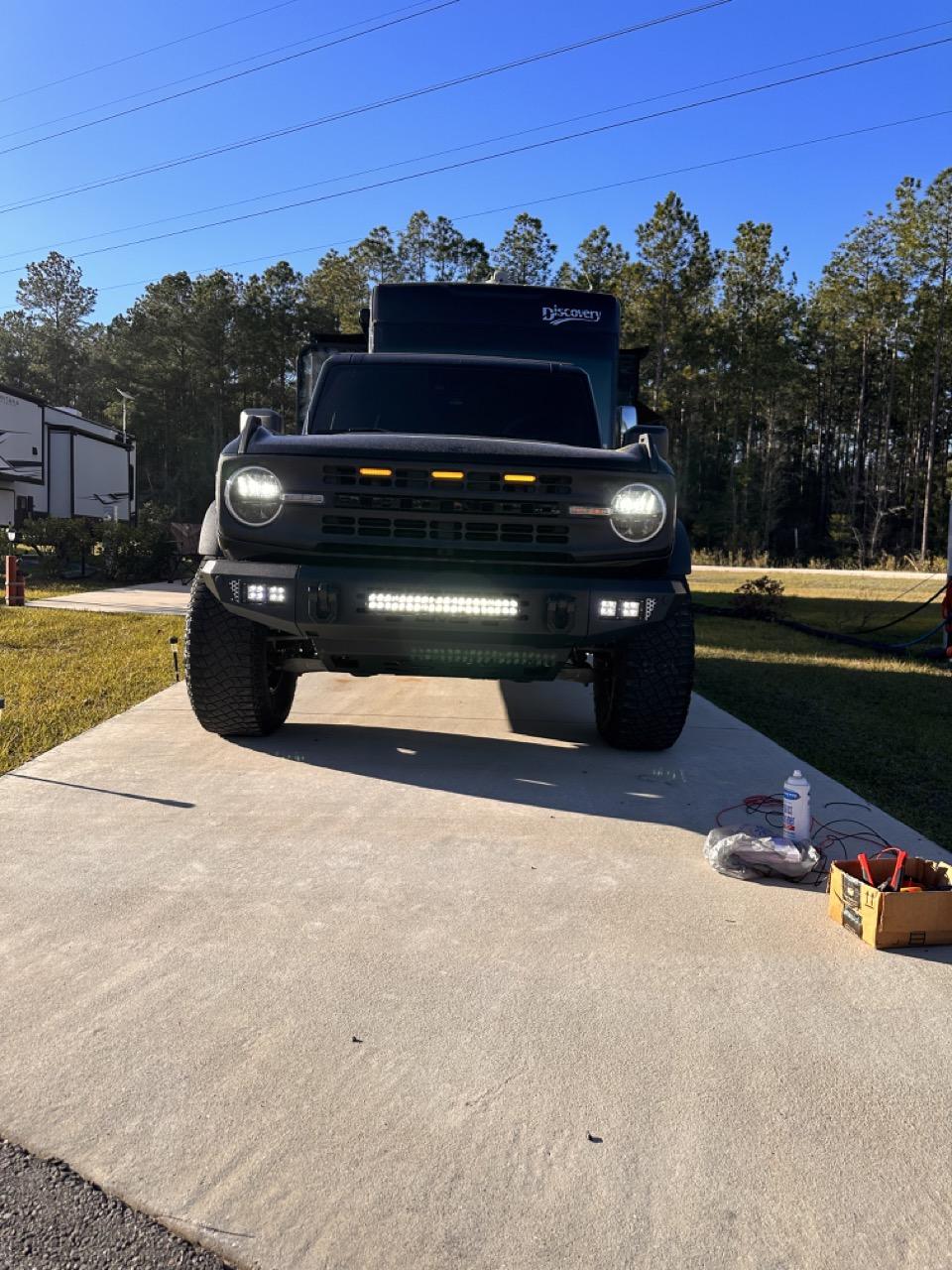 Ford Bronco DV8 OEM style bumper and lights installed* IMG_9453 Lar