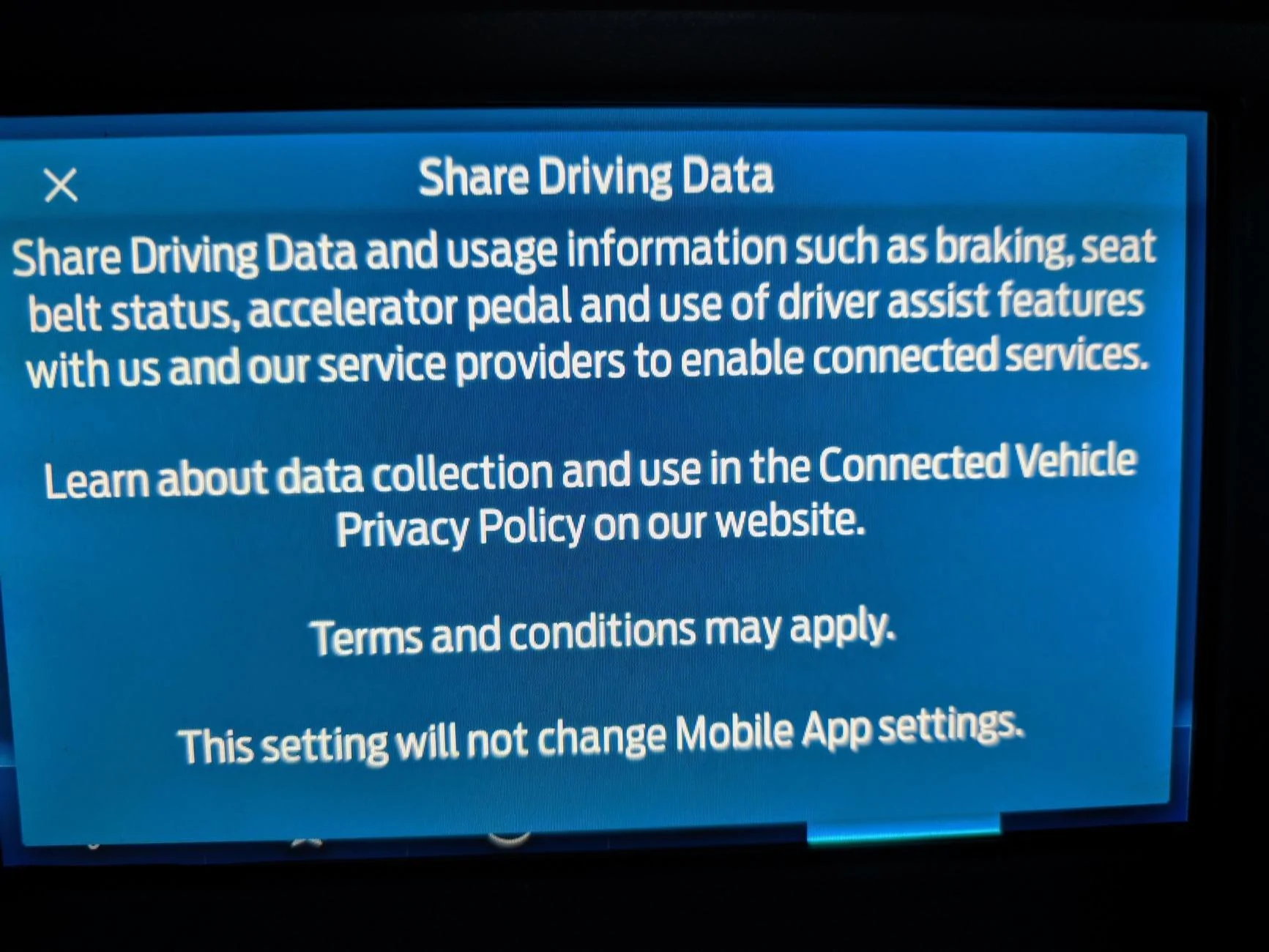 Ford Bronco How do we turn off data sharing? STP8_20240311_181441377