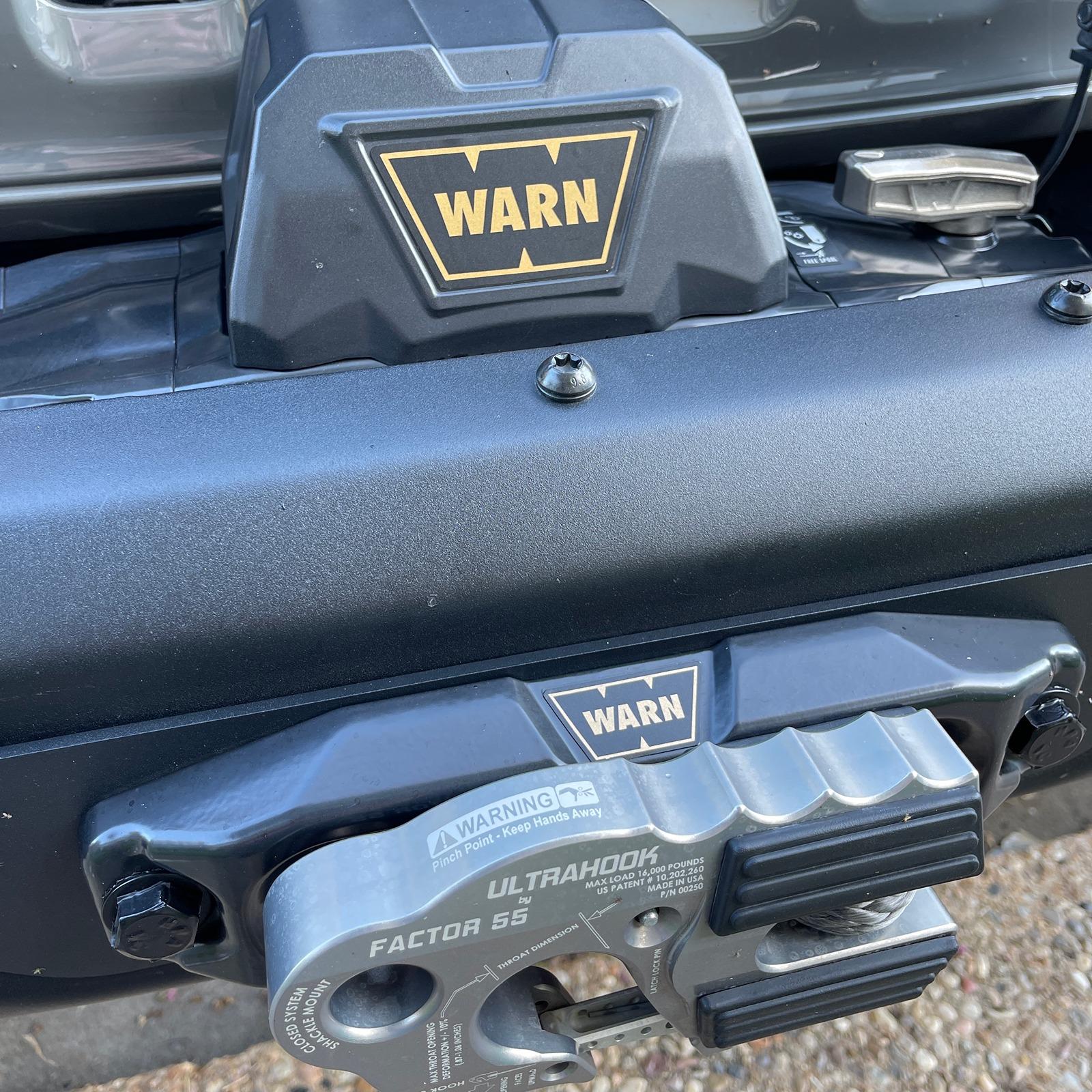 Ford Bronco Warn Winch Decals Set Warn Winch decals
