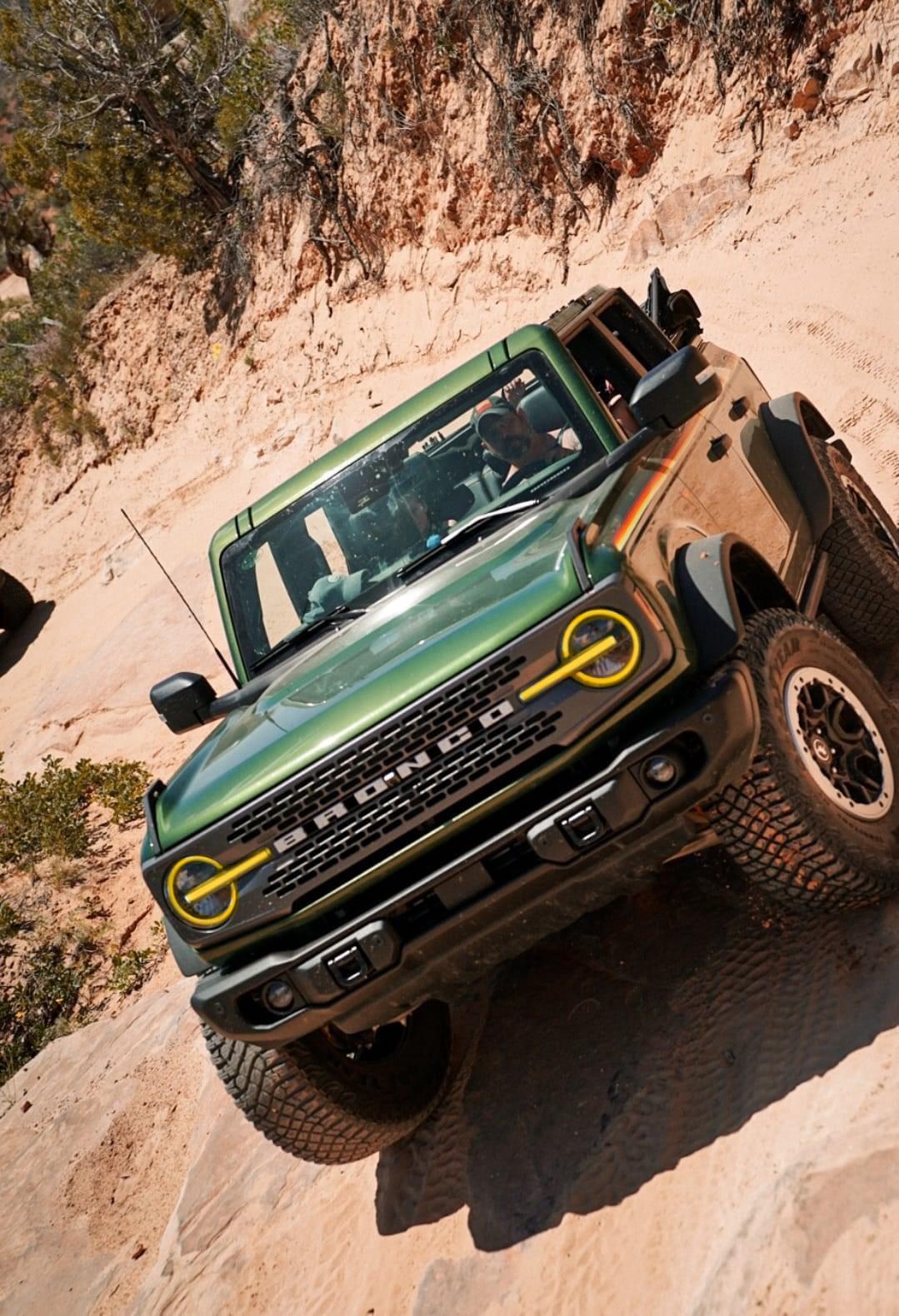 Ford Bronco Bronco Letters on Eruption Green IMG_4397