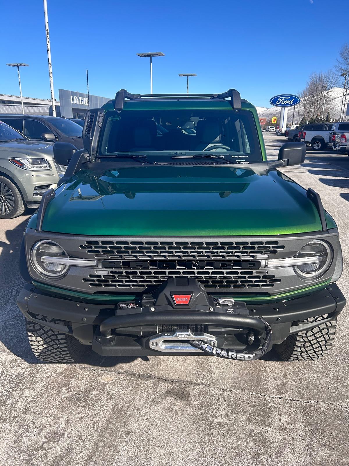 Ford Bronco Bronco Letters on Eruption Green IMG_0130