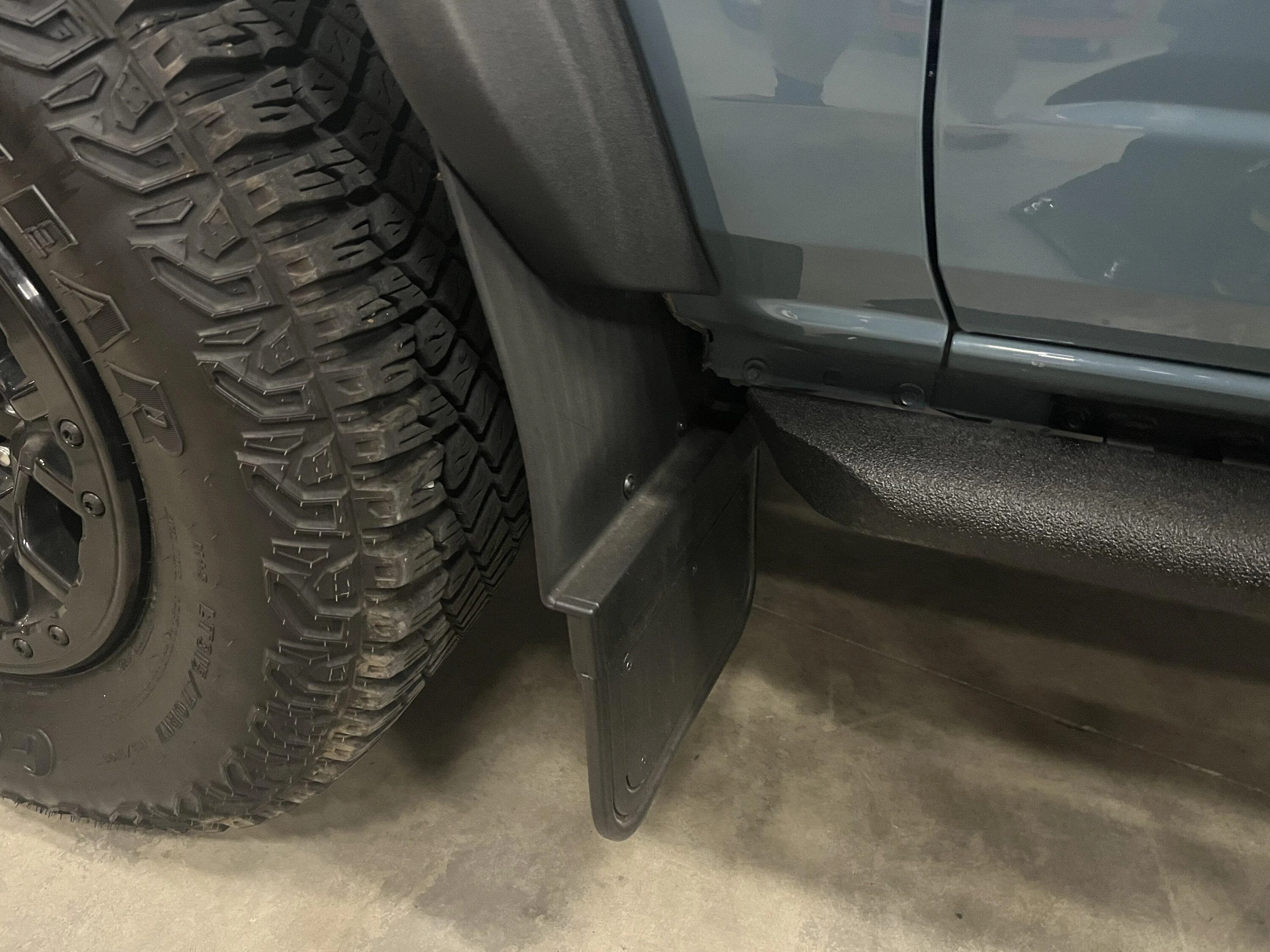 Ford Bronco Gatorback Flaps, Step Rails, Sasquatch Flares IMG_6074