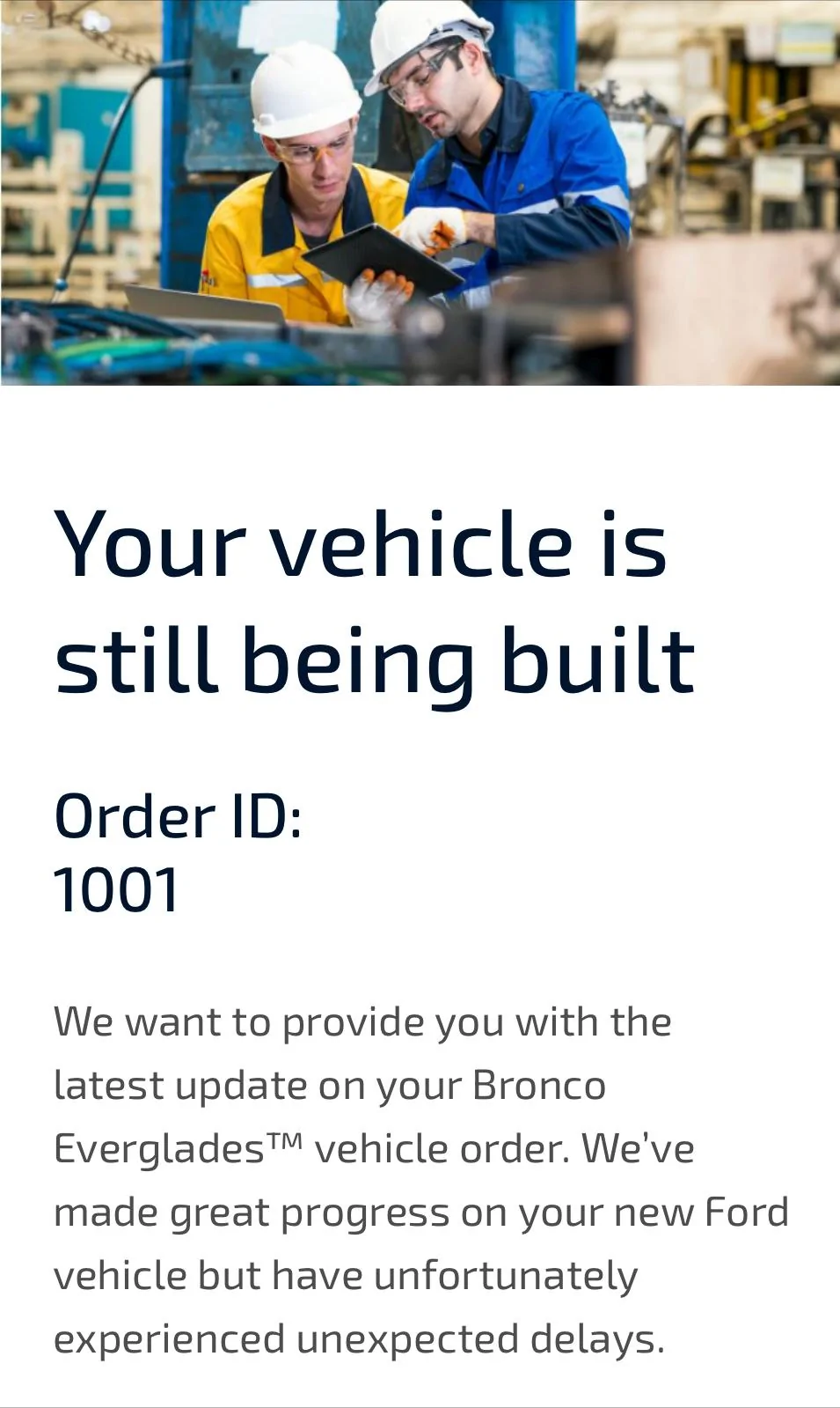 Ford Bronco Bronco Build Week 3/4/2024 IMG_0294