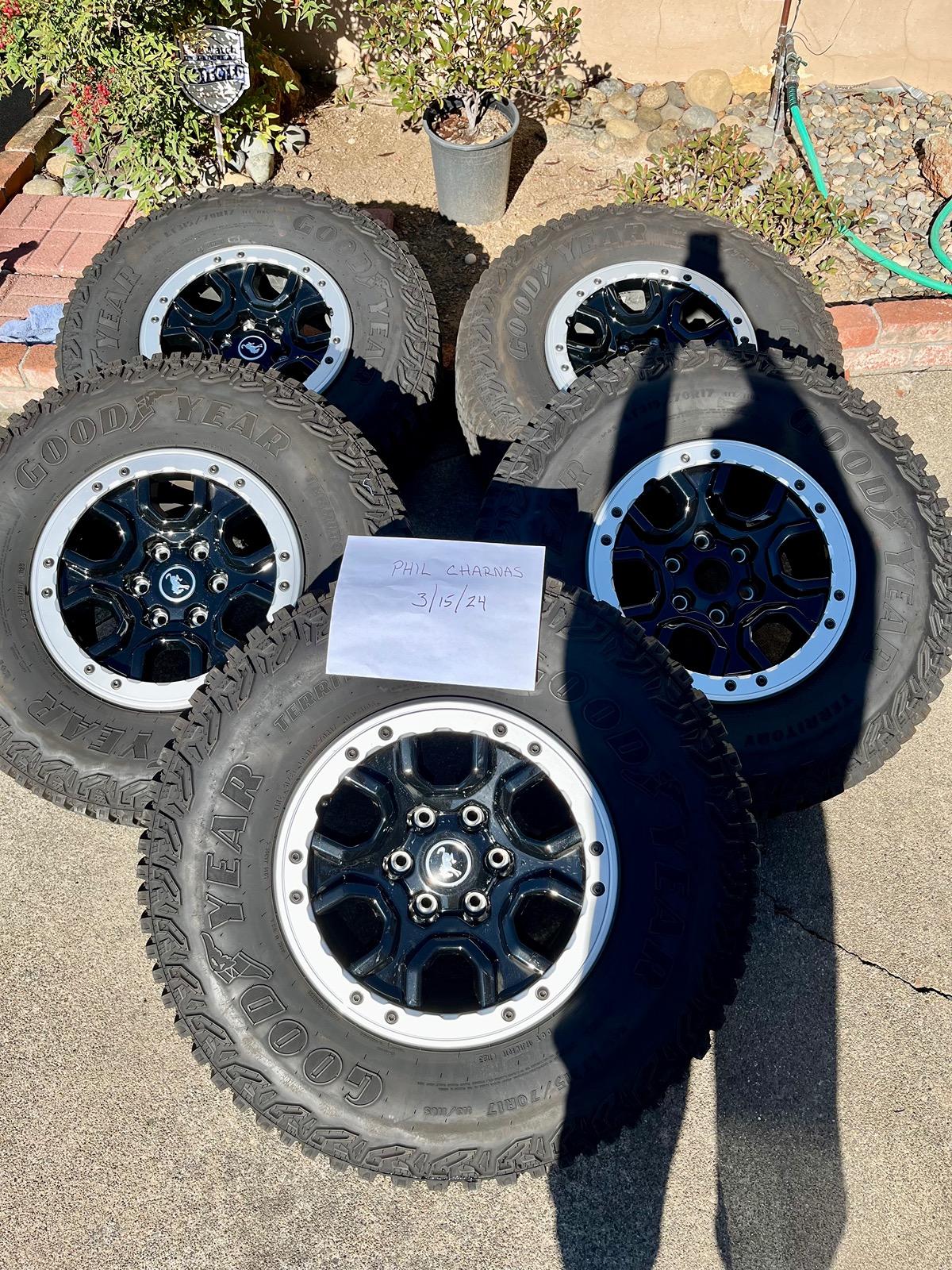 Ford Bronco 5 Sasquatch Rims & Tires IMG_1251