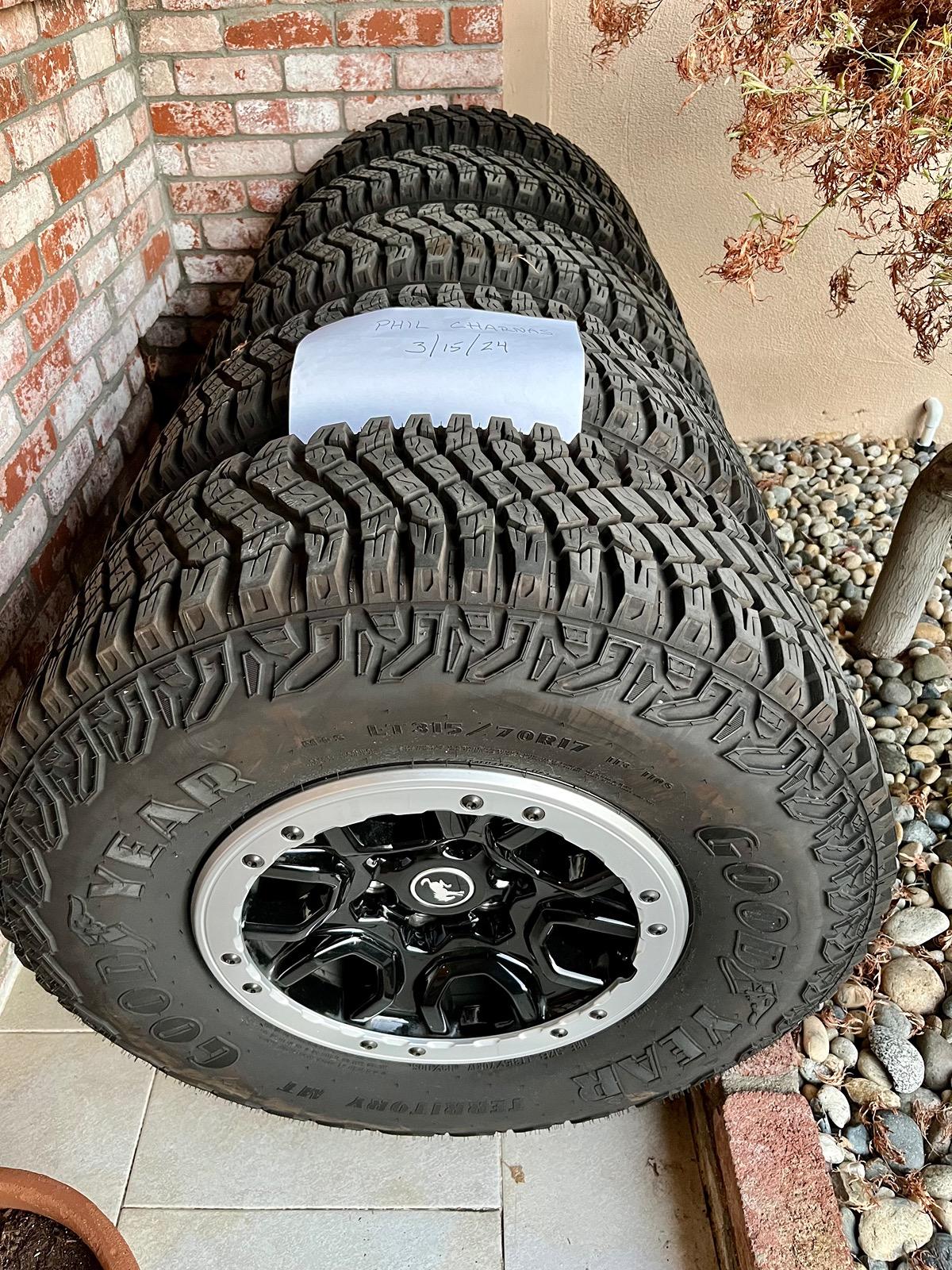 Ford Bronco 5 Sasquatch Rims & Tires IMG_1269