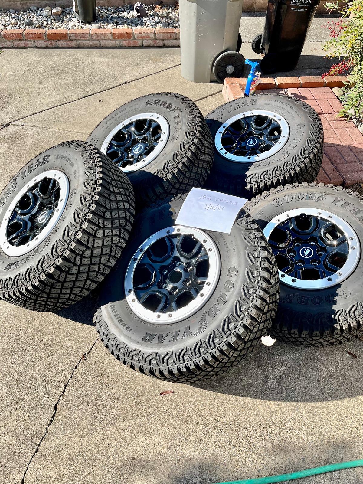 Ford Bronco 5 Sasquatch Rims & Tires IMG_1252