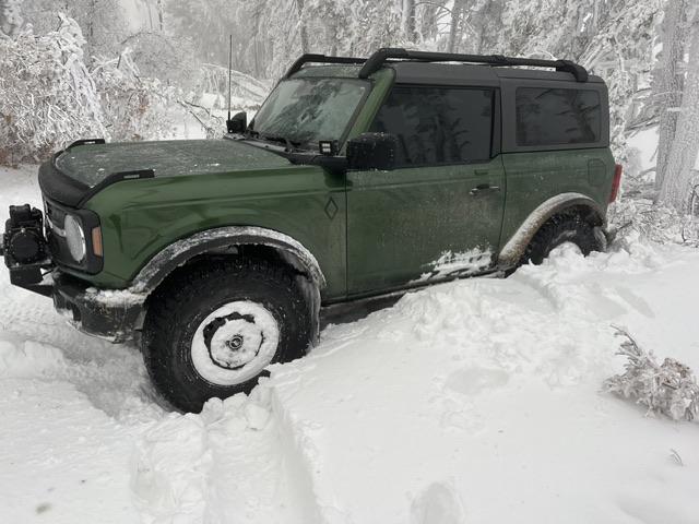 Ford Bronco The mountain beat me today. Stuck 3x and 1.5 hrs of winching IMG_4792
