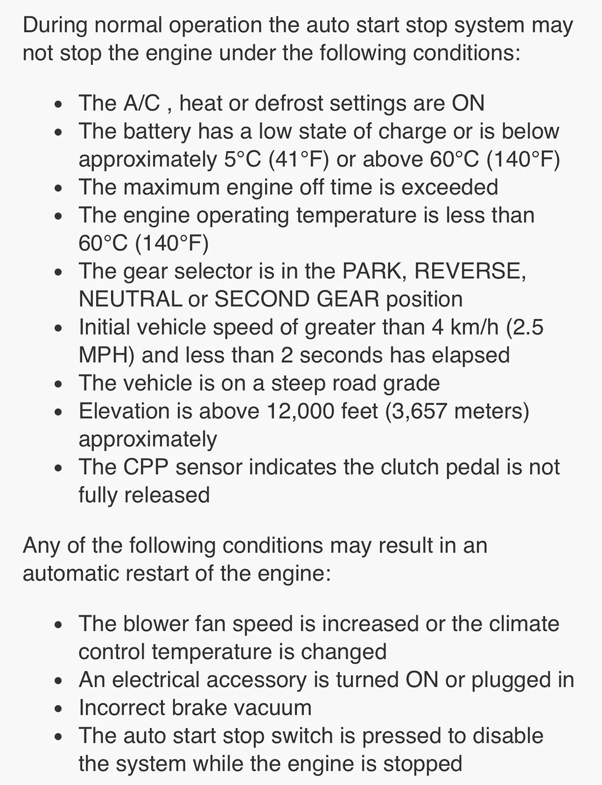Ford Bronco Auto Start/Stop Only Functions Intermittently IMG_3056