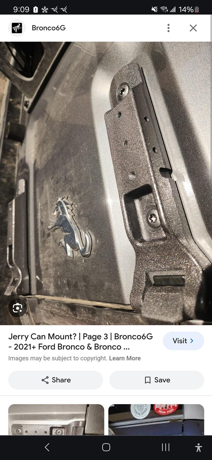Ford Bronco Raptor Tailgate Hinges installed with Hammerbilt Bracket Screenshot_20240316_210910_Chrome