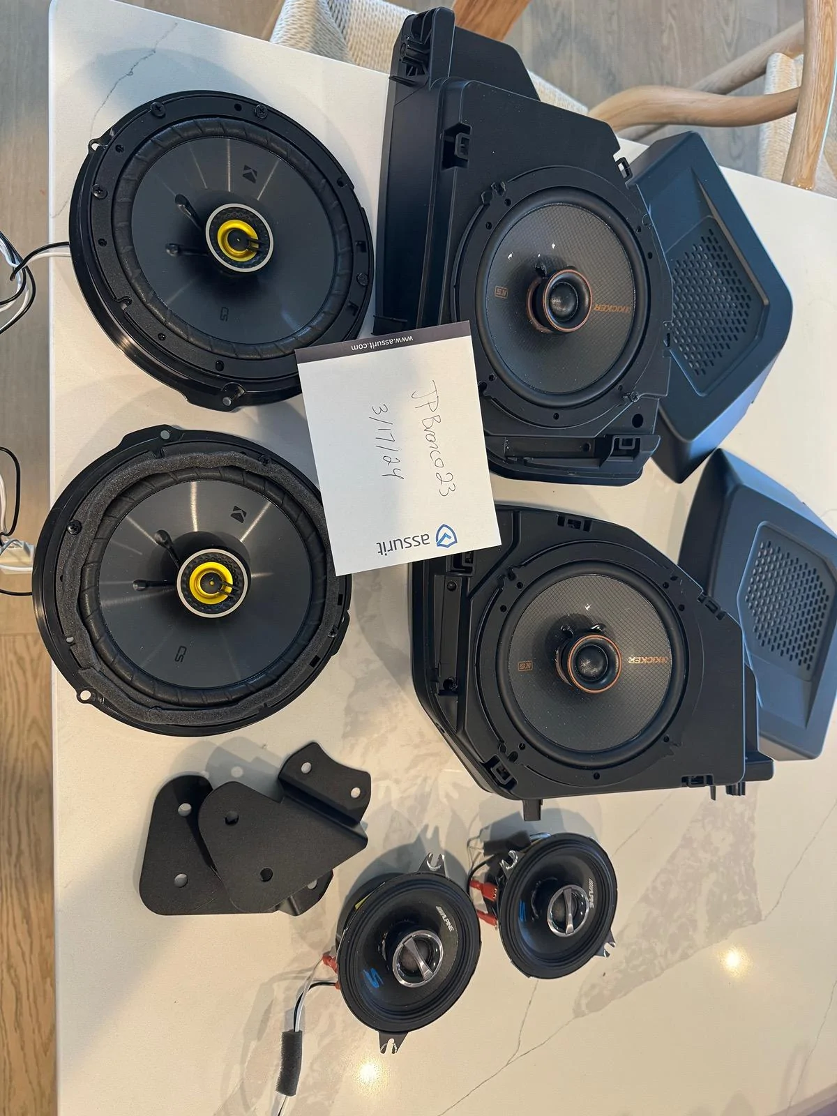 Ford Bronco Upgraded Speaker Set - $380 shippeded IMG_1475
