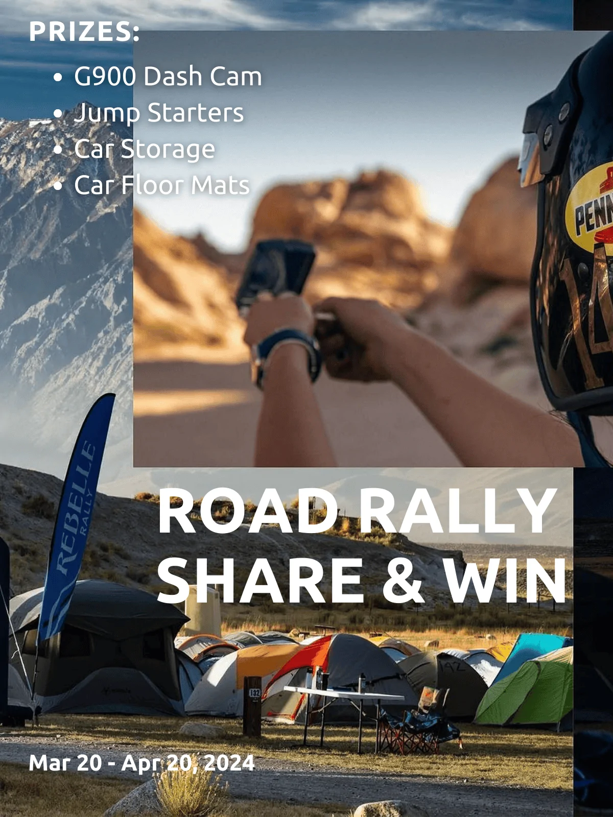 Ford Bronco Month-Long Giveaway Campaign — Share & Win From 3Wliners / Wolfbox car campaign