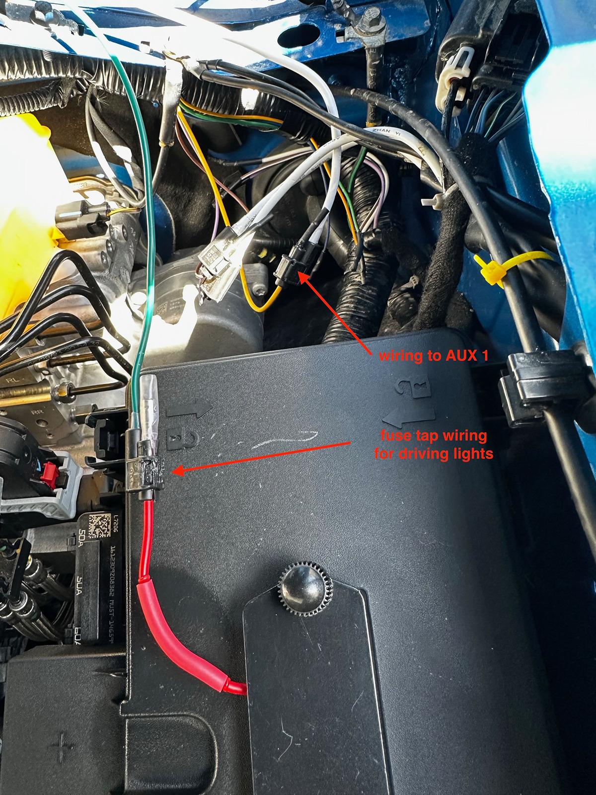 Ford Bronco Baja Design Light kits! 2023 Bronco _lightbar wiring - 1
