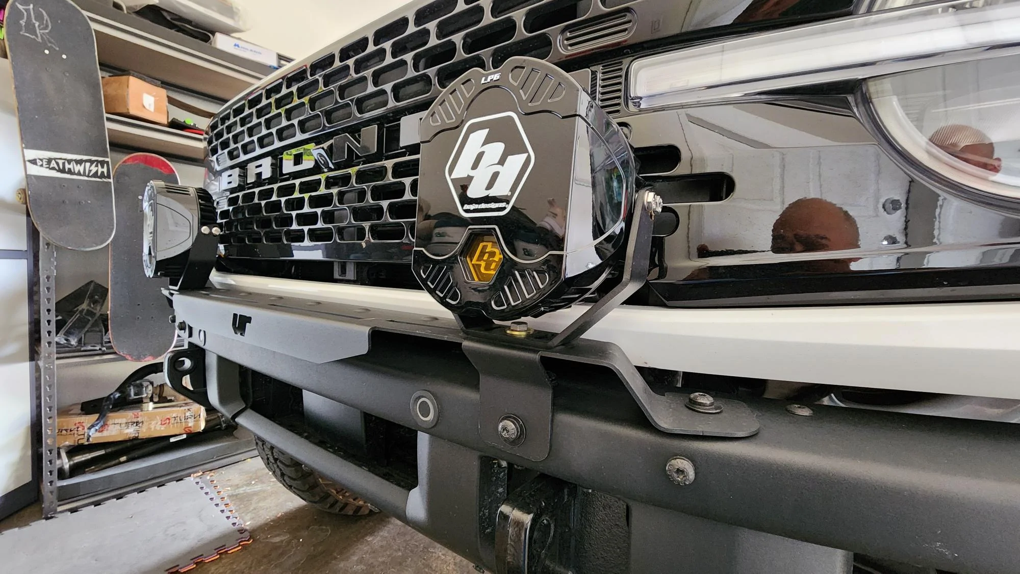Ford Bronco Anyone running 2 lights on the front bumper? 20240311_102724