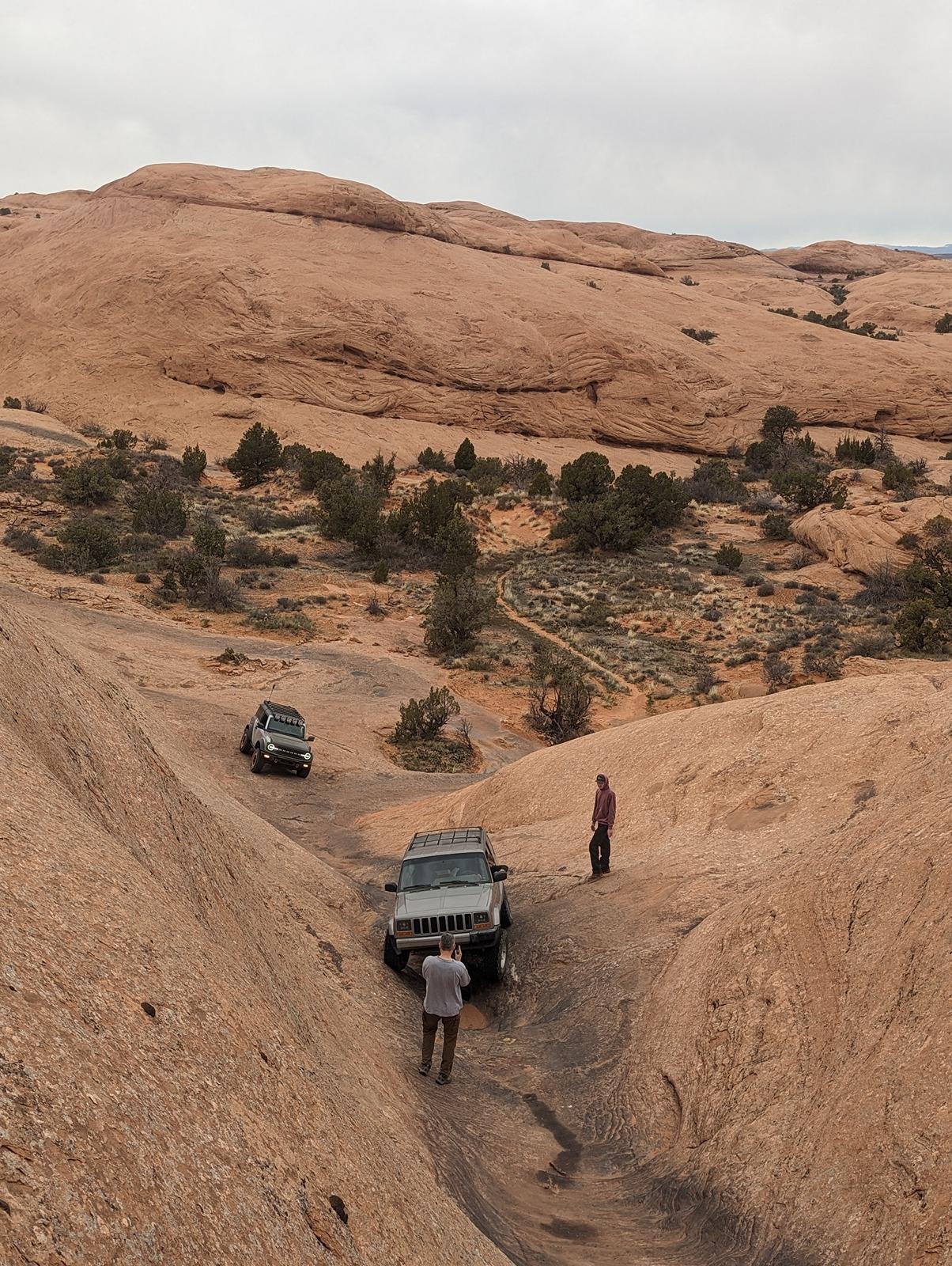 Ford Bronco Fun times in Utah - Hell's Revenge and Lost World PXL_20240312_230108076
