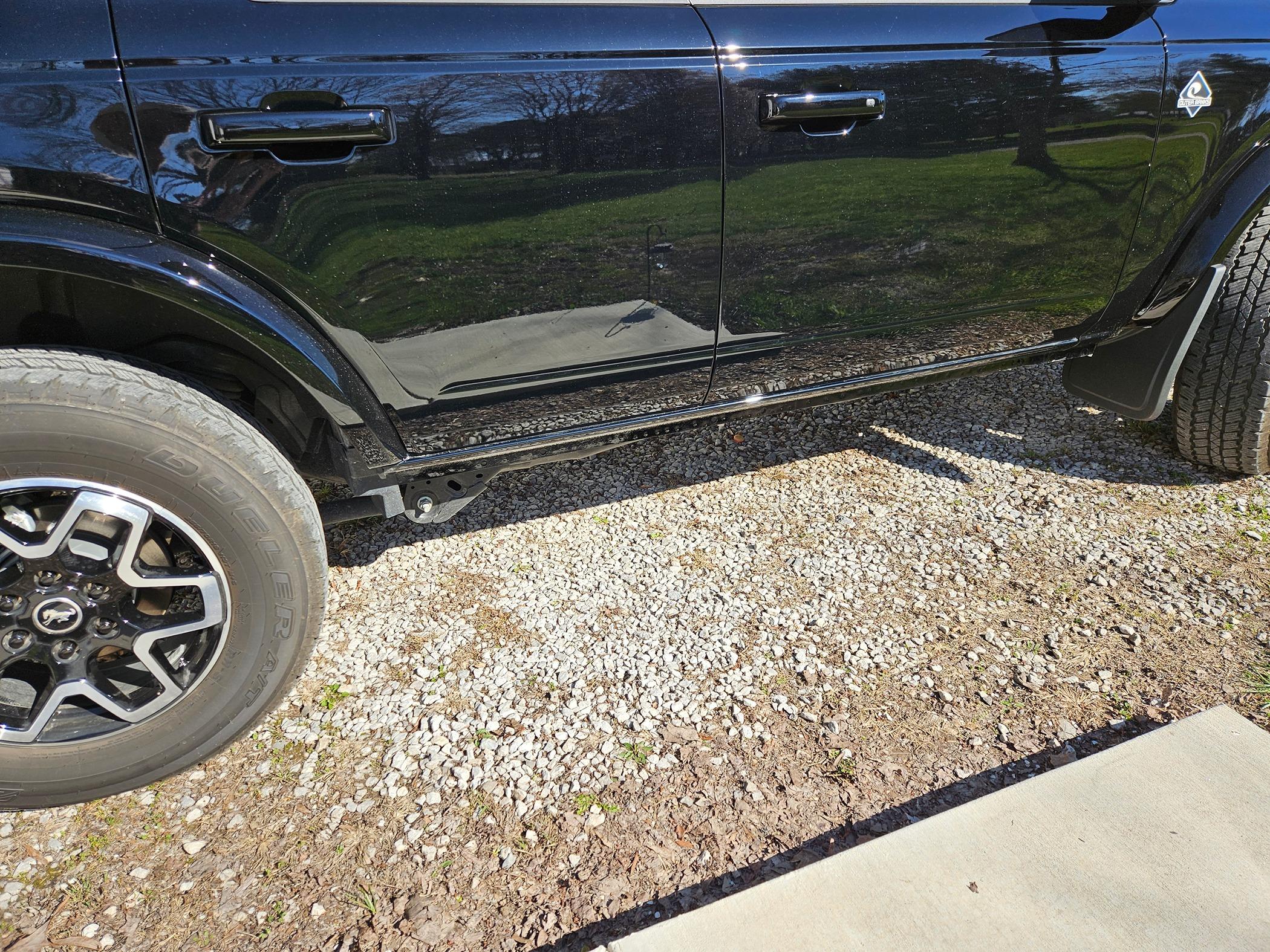 Bye bye factory running boards | Bronco6G - 2021+ Ford Bronco & Bronco ...
